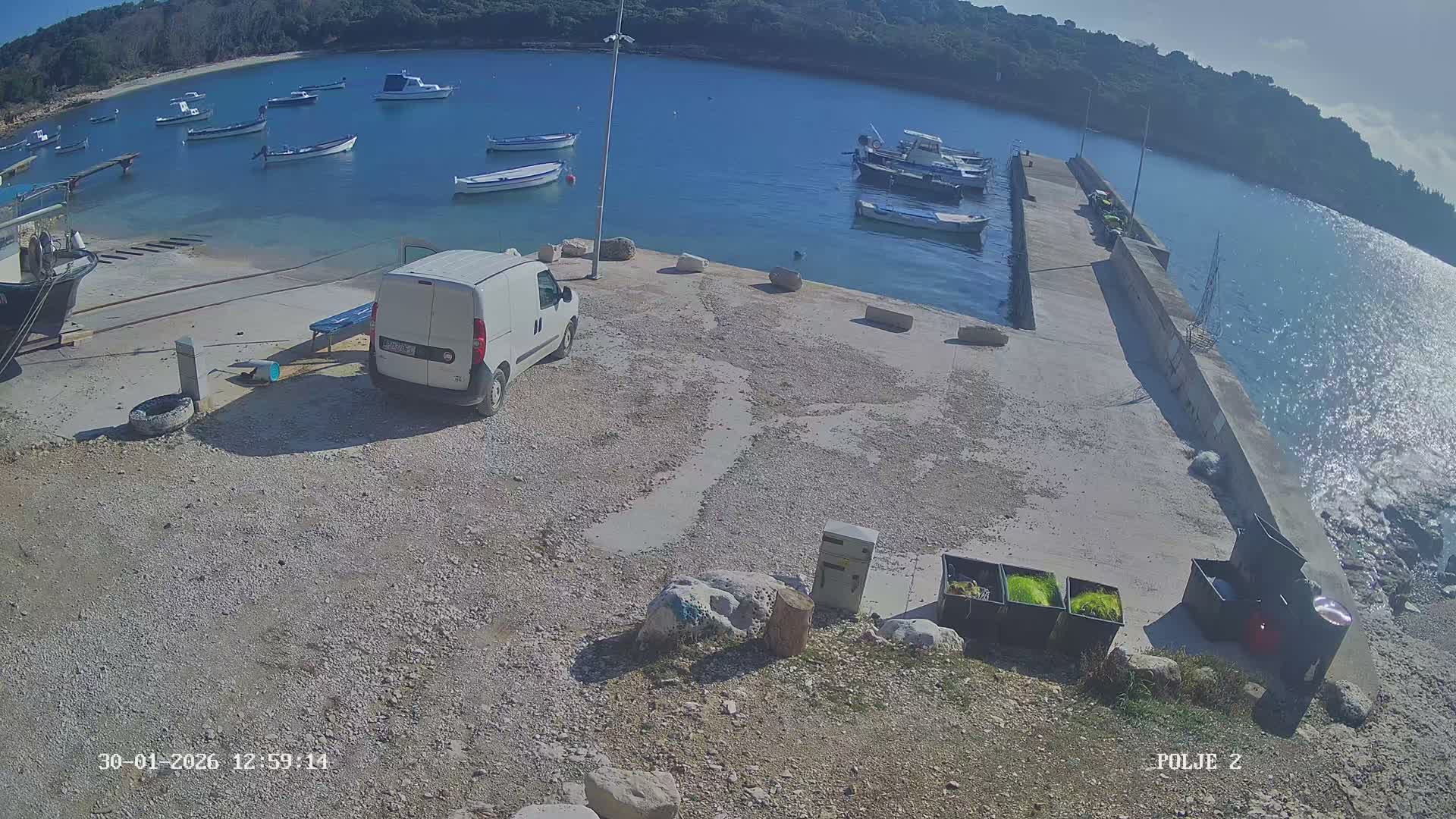 Premantura, Marina Uvala Polje Bay Live Cam - Medulin, Istria, Croatia