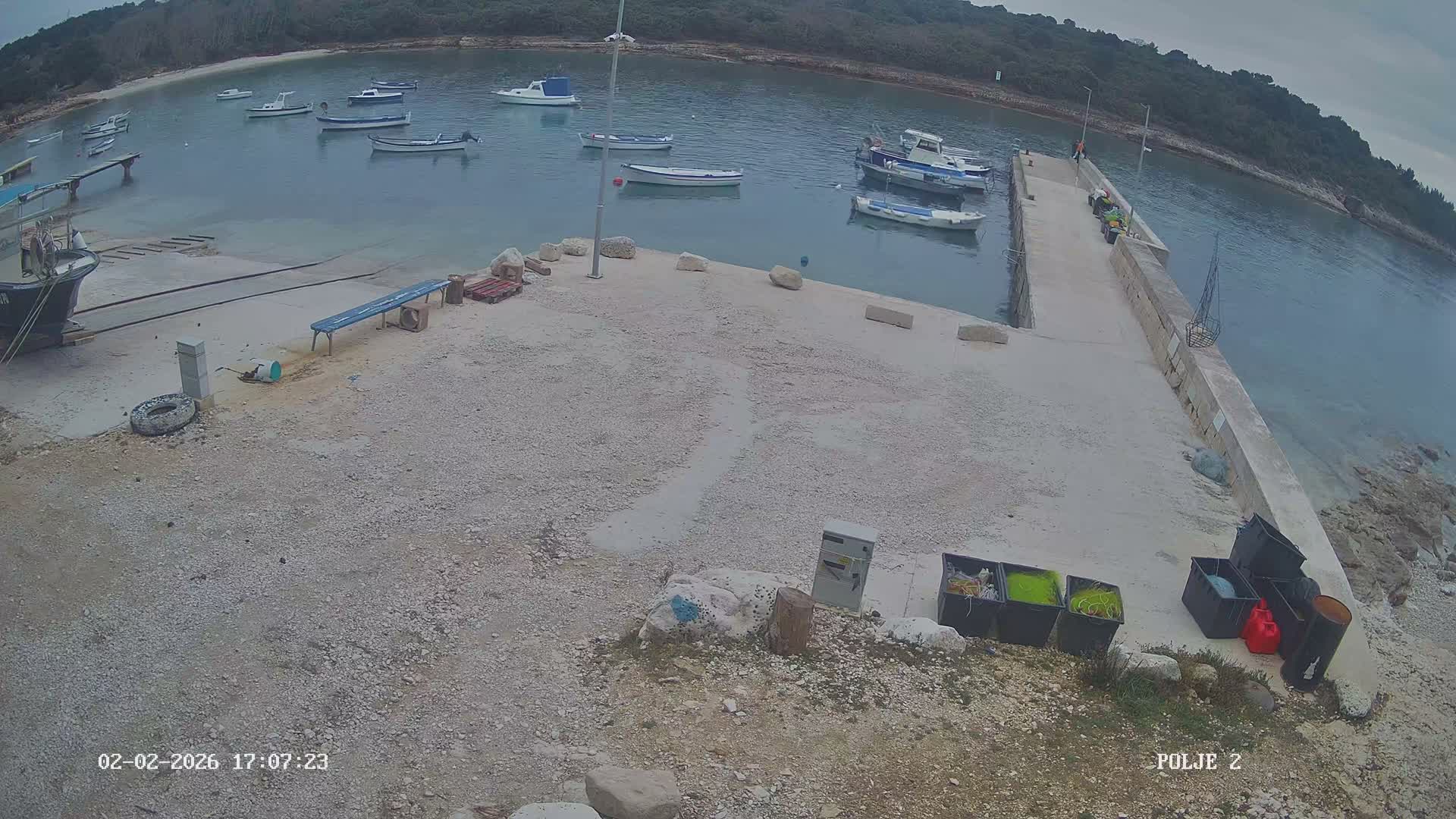 Premantura, Marina Uvala Polje Bay Live Cam - Medulin, Istria, Croatia