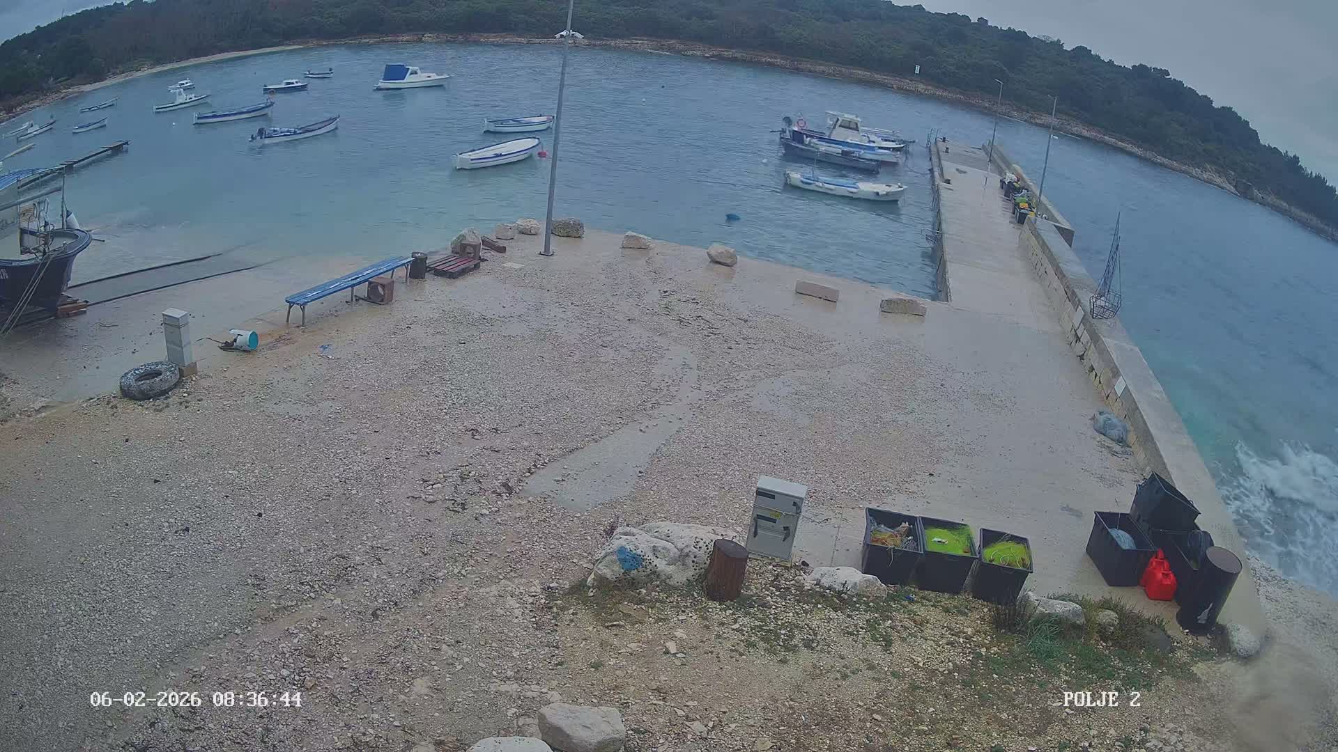Premantura, Marina Uvala Polje Bay Live Cam - Medulin, Istria, Croatia
