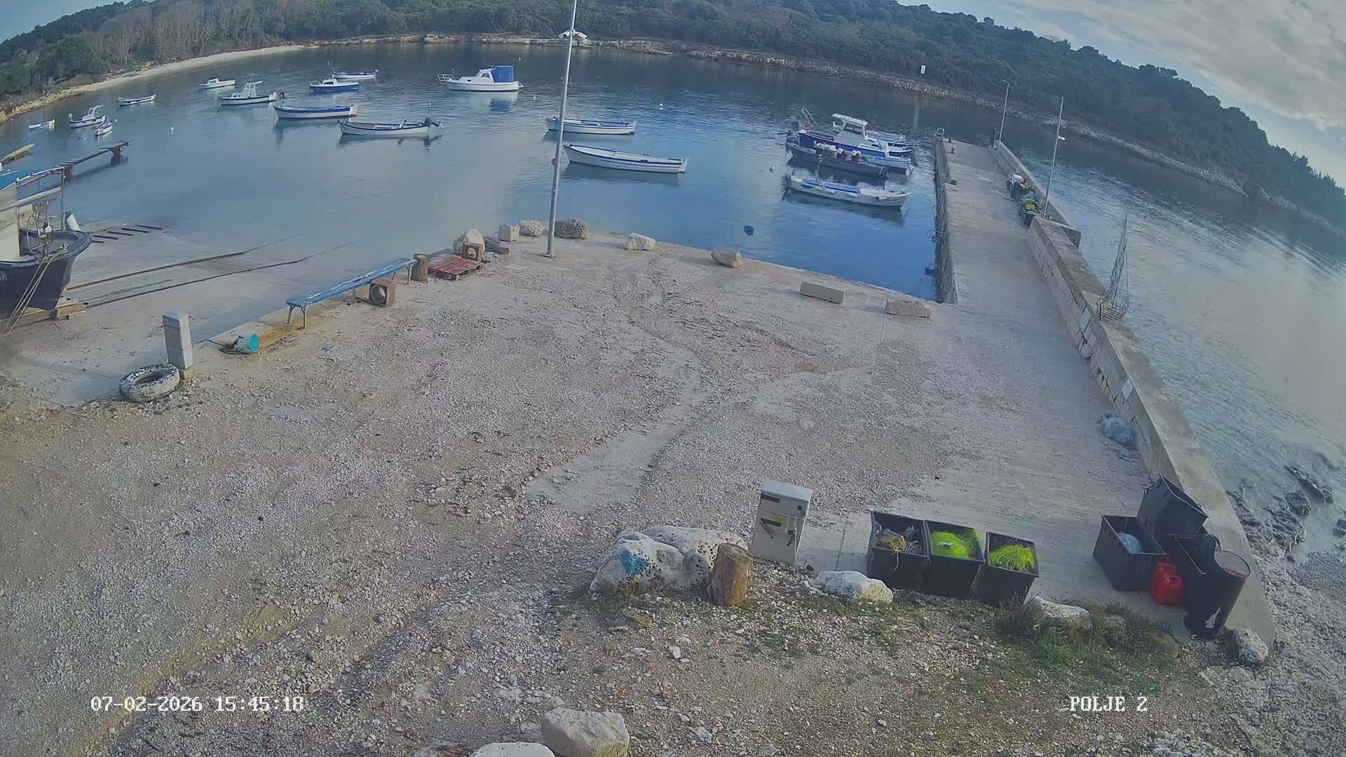 Premantura, Marina Uvala Polje Bay Live Cam - Medulin, Istria, Croatia