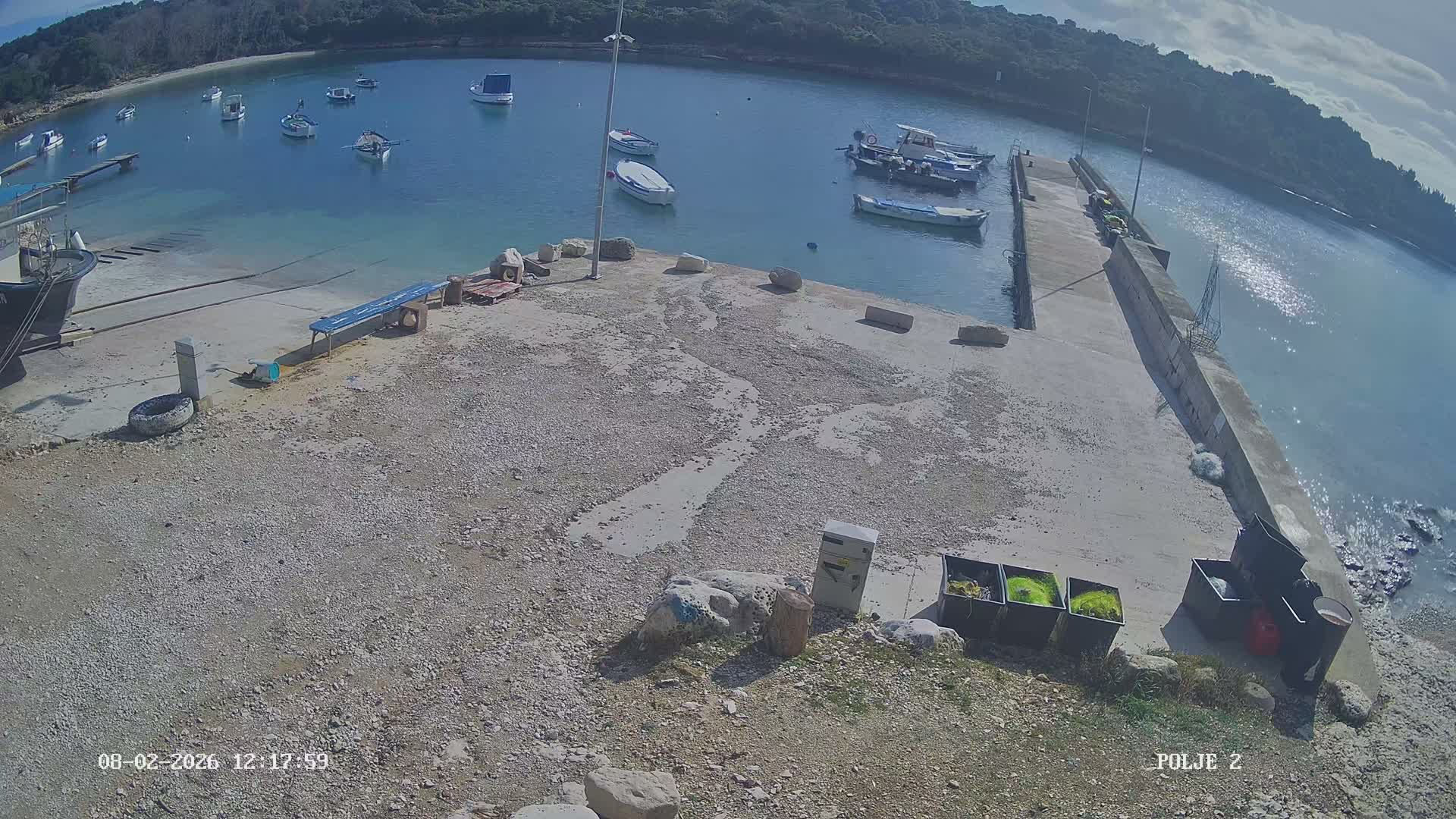 Premantura, Marina Uvala Polje Bay Live Cam - Medulin, Istria, Croatia