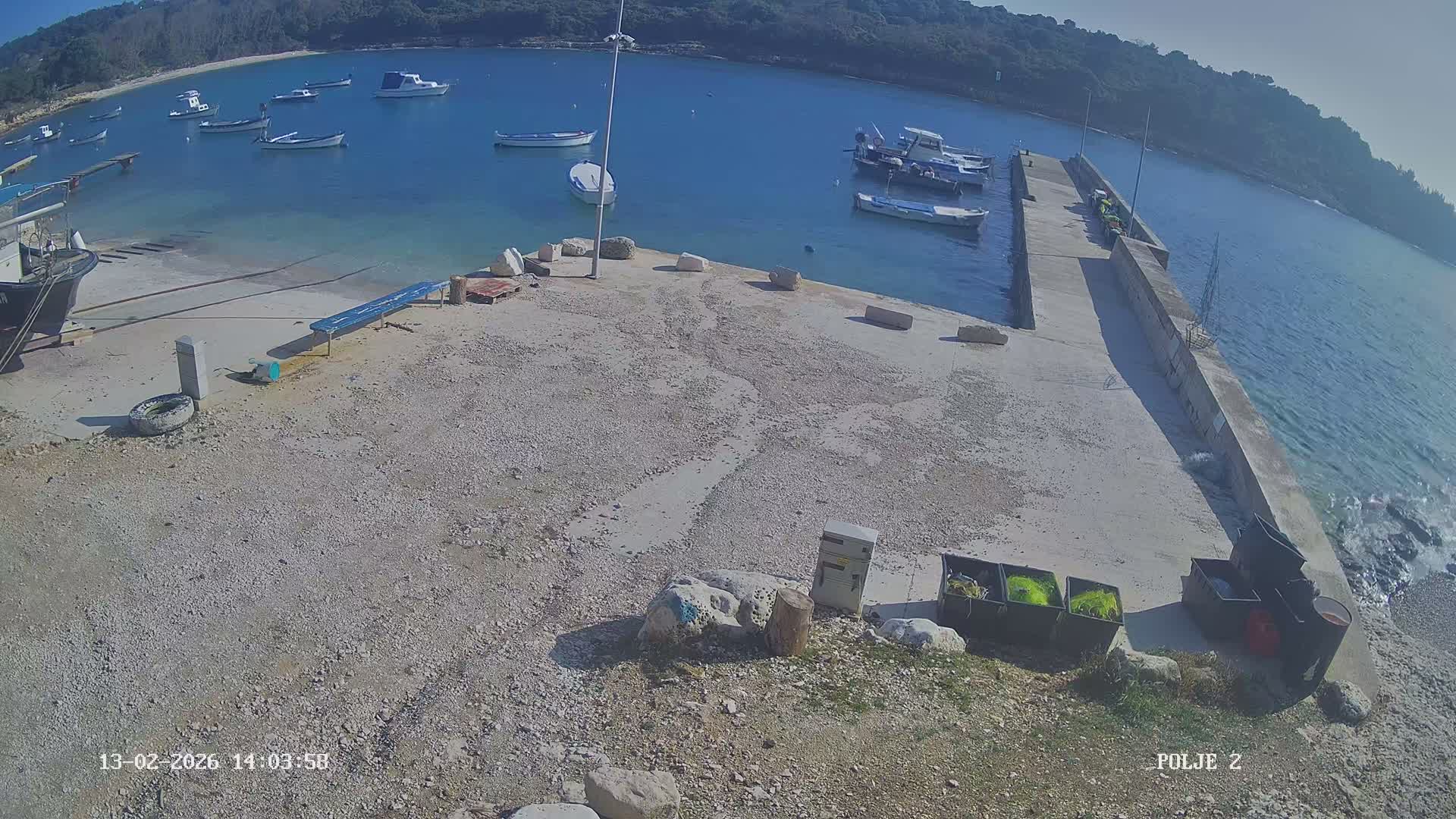 Premantura, Marina Uvala Polje Bay Live Cam - Medulin, Istria, Croatia