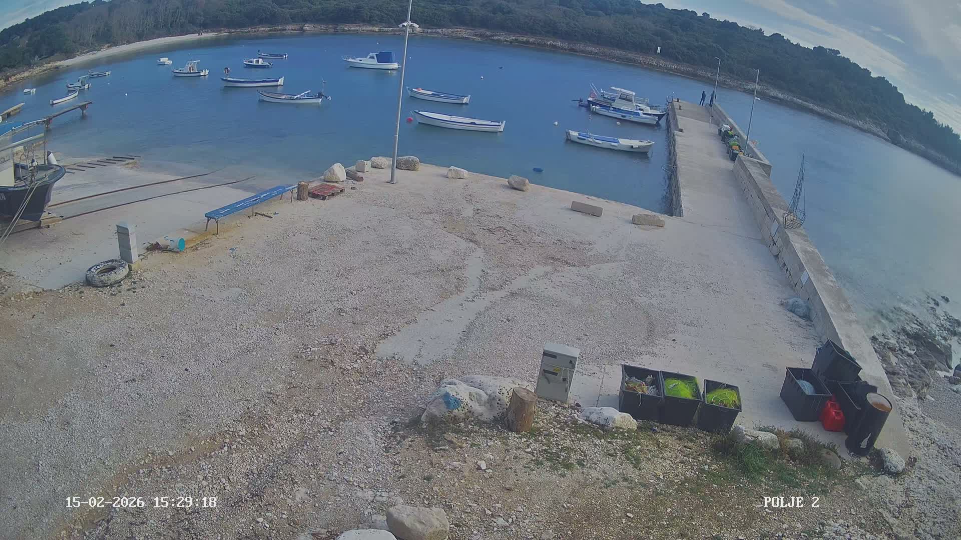 Premantura, Marina Uvala Polje Bay Live Cam - Medulin, Istria, Croatia