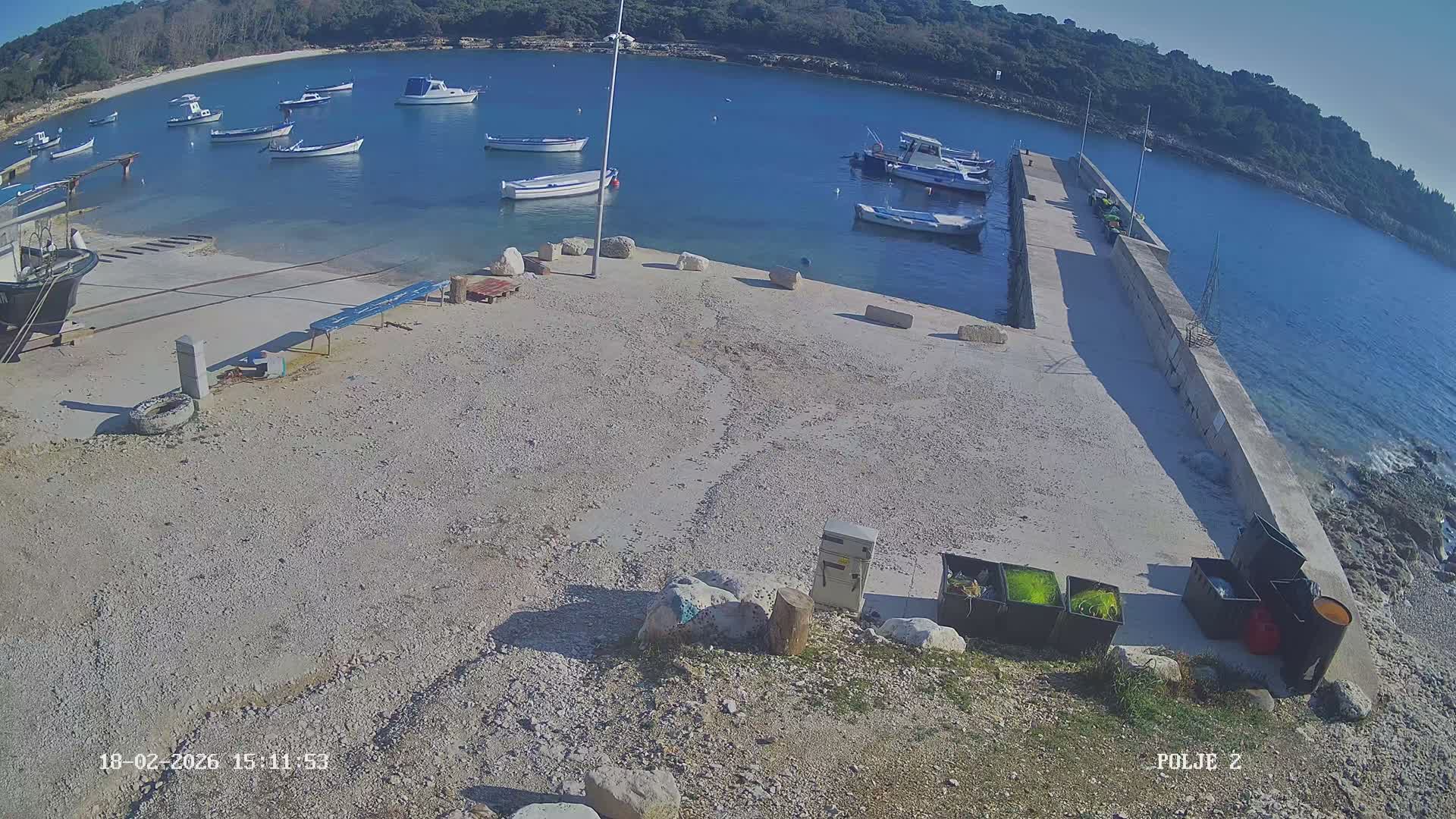 Premantura, Marina Uvala Polje Bay Live Cam - Medulin, Istria, Croatia