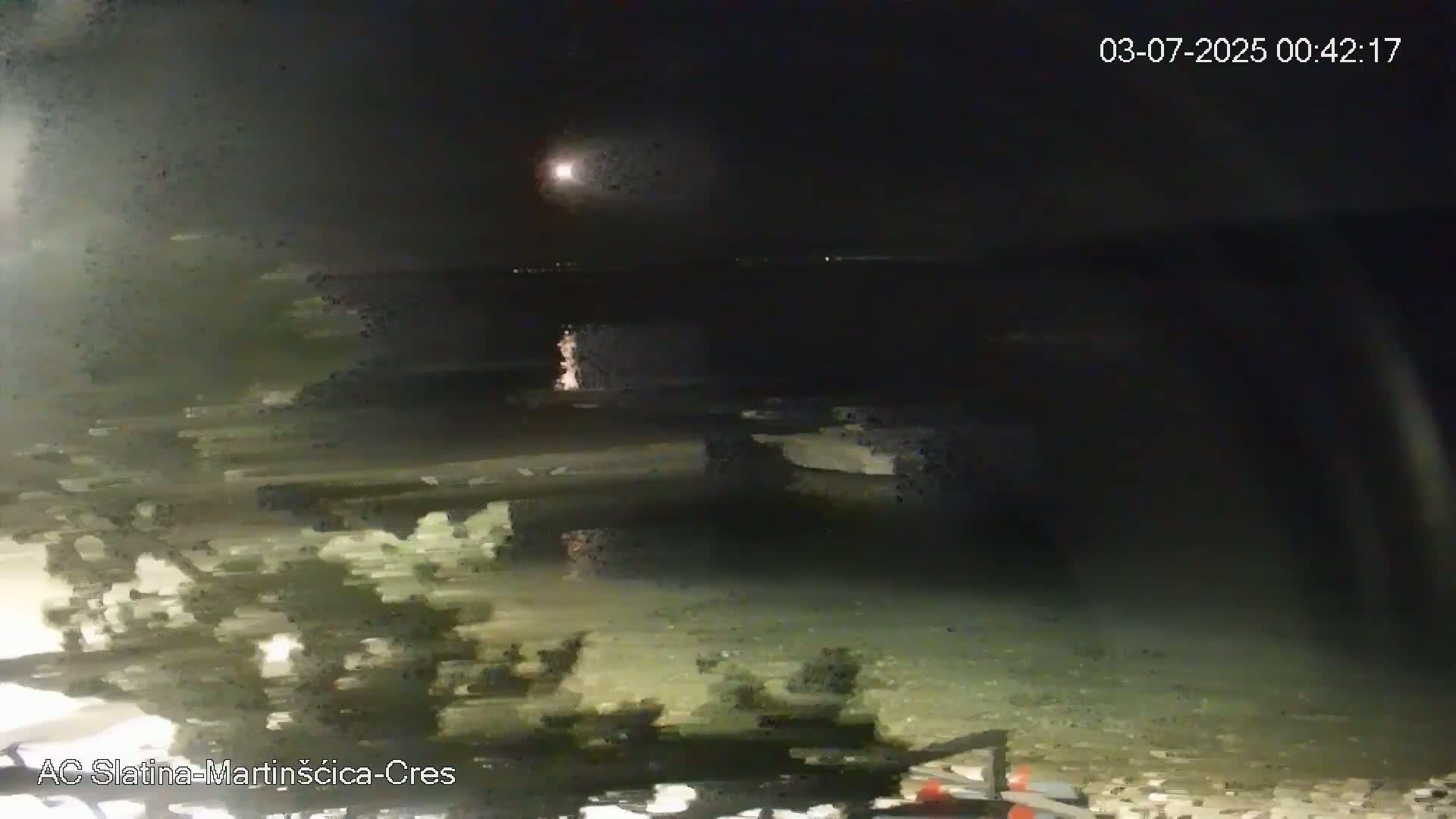 Otok Cres Island, Camp Plaza Slatina Beach Live Cam - Martinšćica, Cres, Primorje-Gorski Kotar, Croatia