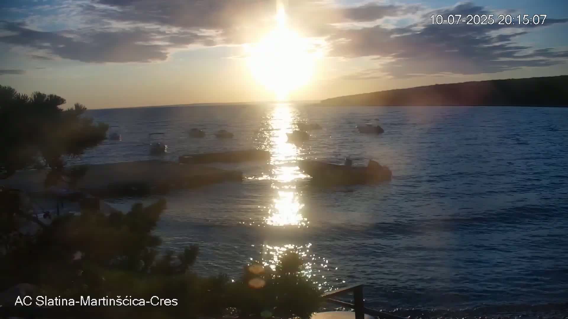 Otok Cres Island, Camp Plaza Slatina Beach Live Cam - Martinšćica, Cres, Primorje-Gorski Kotar, Croatia