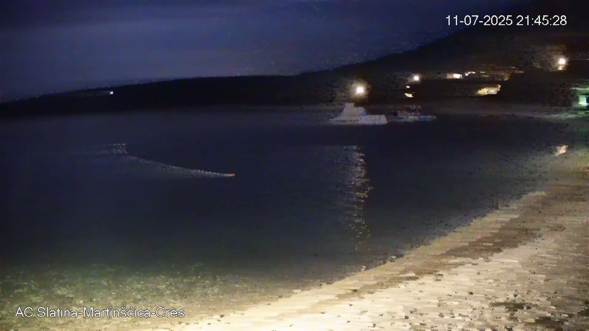Otok Cres Island, Camp Plaza Slatina Beach Live Cam - Martinšćica, Cres, Primorje-Gorski Kotar, Croatia