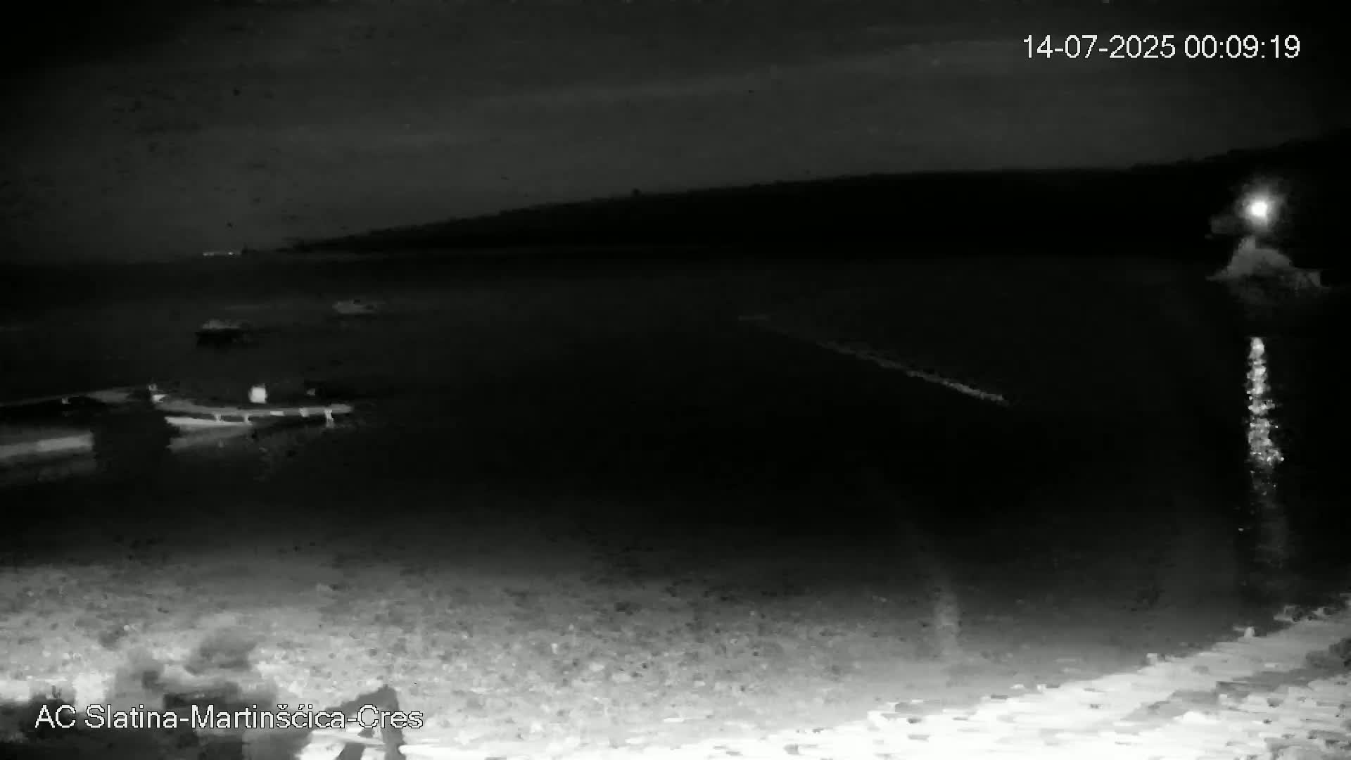Otok Cres Island, Camp Plaza Slatina Beach Live Cam - Martinšćica, Cres, Primorje-Gorski Kotar, Croatia
