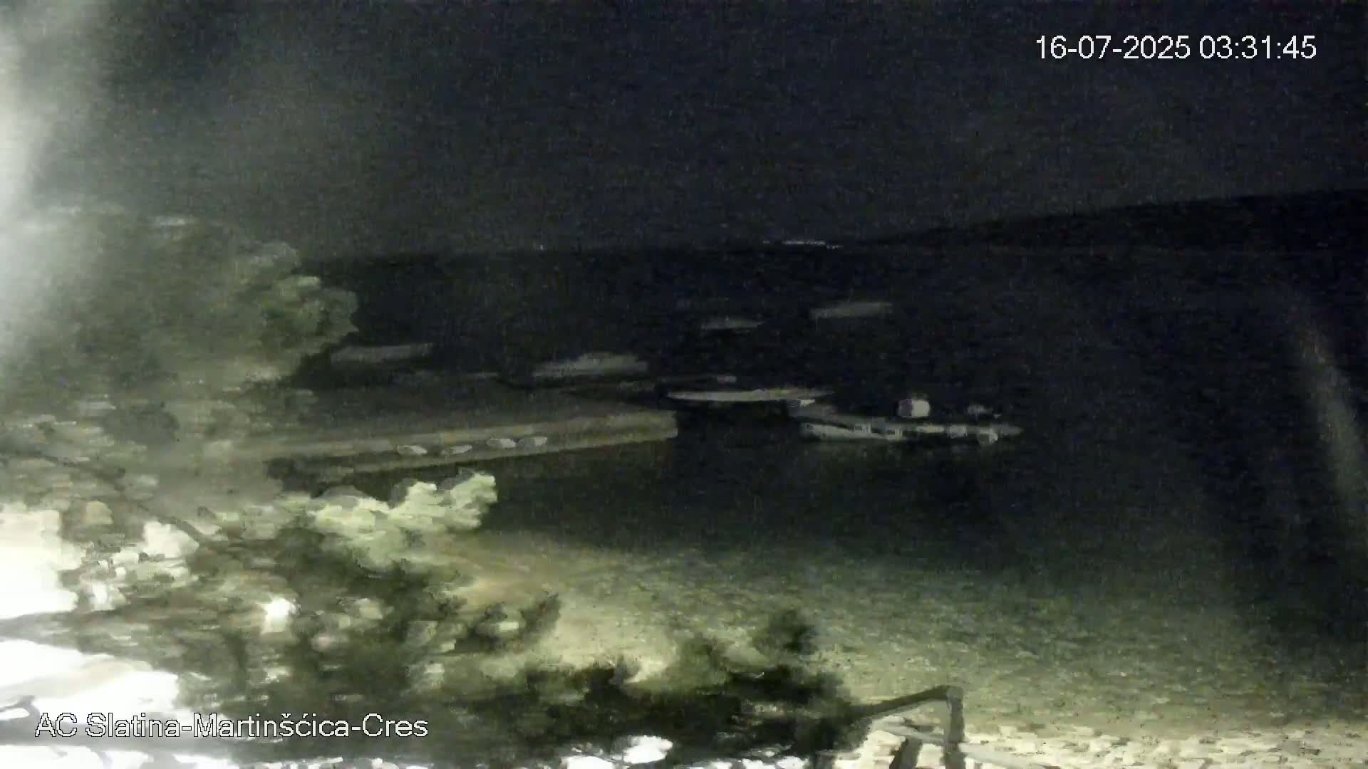 Otok Cres Island, Camp Plaza Slatina Beach Live Cam - Martinšćica, Cres, Primorje-Gorski Kotar, Croatia
