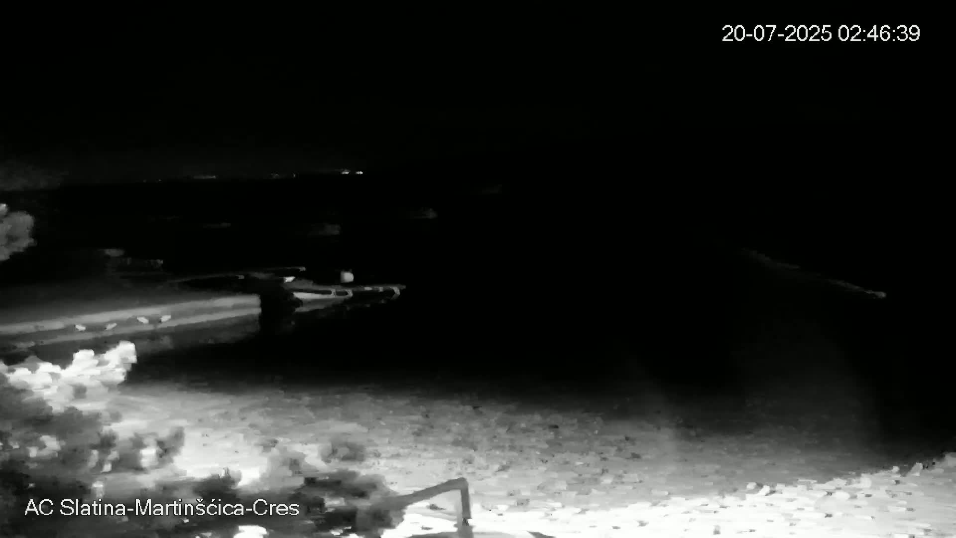 Otok Cres Island, Camp Plaza Slatina Beach Live Cam - Martinšćica, Cres, Primorje-Gorski Kotar, Croatia