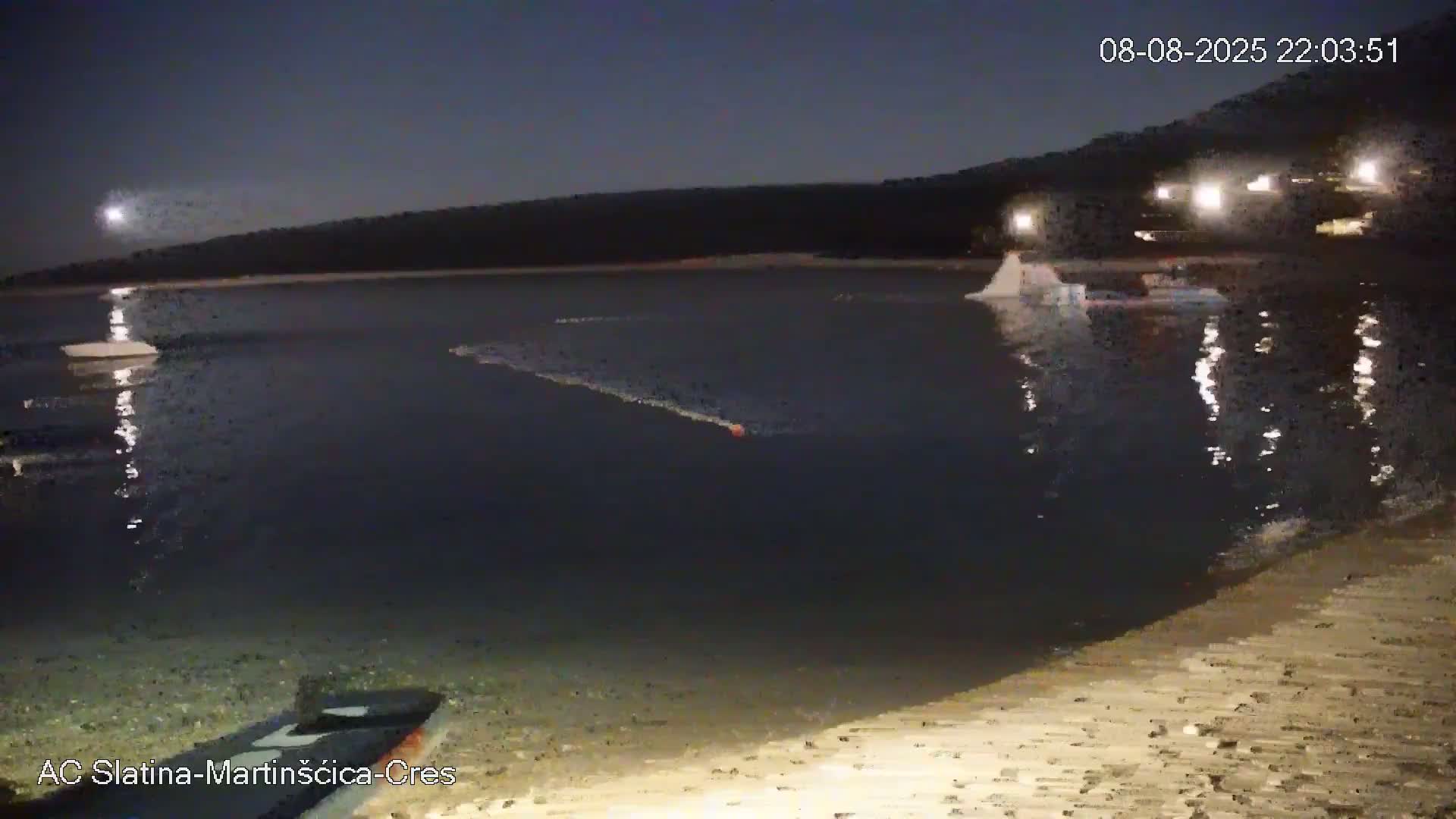 Otok Cres Island, Camp Plaza Slatina Beach Live Cam - Martinšćica, Cres, Primorje-Gorski Kotar, Croatia