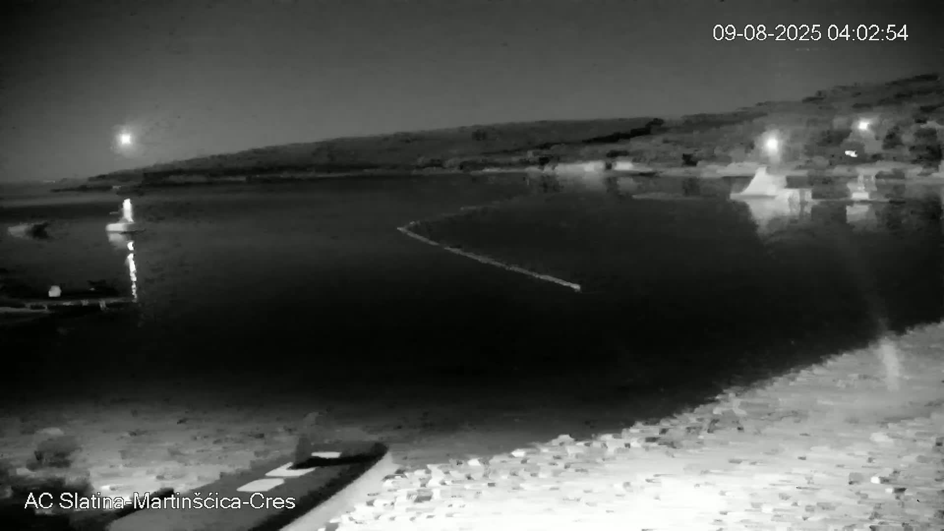 Otok Cres Island, Camp Plaza Slatina Beach Live Cam - Martinšćica, Cres, Primorje-Gorski Kotar, Croatia