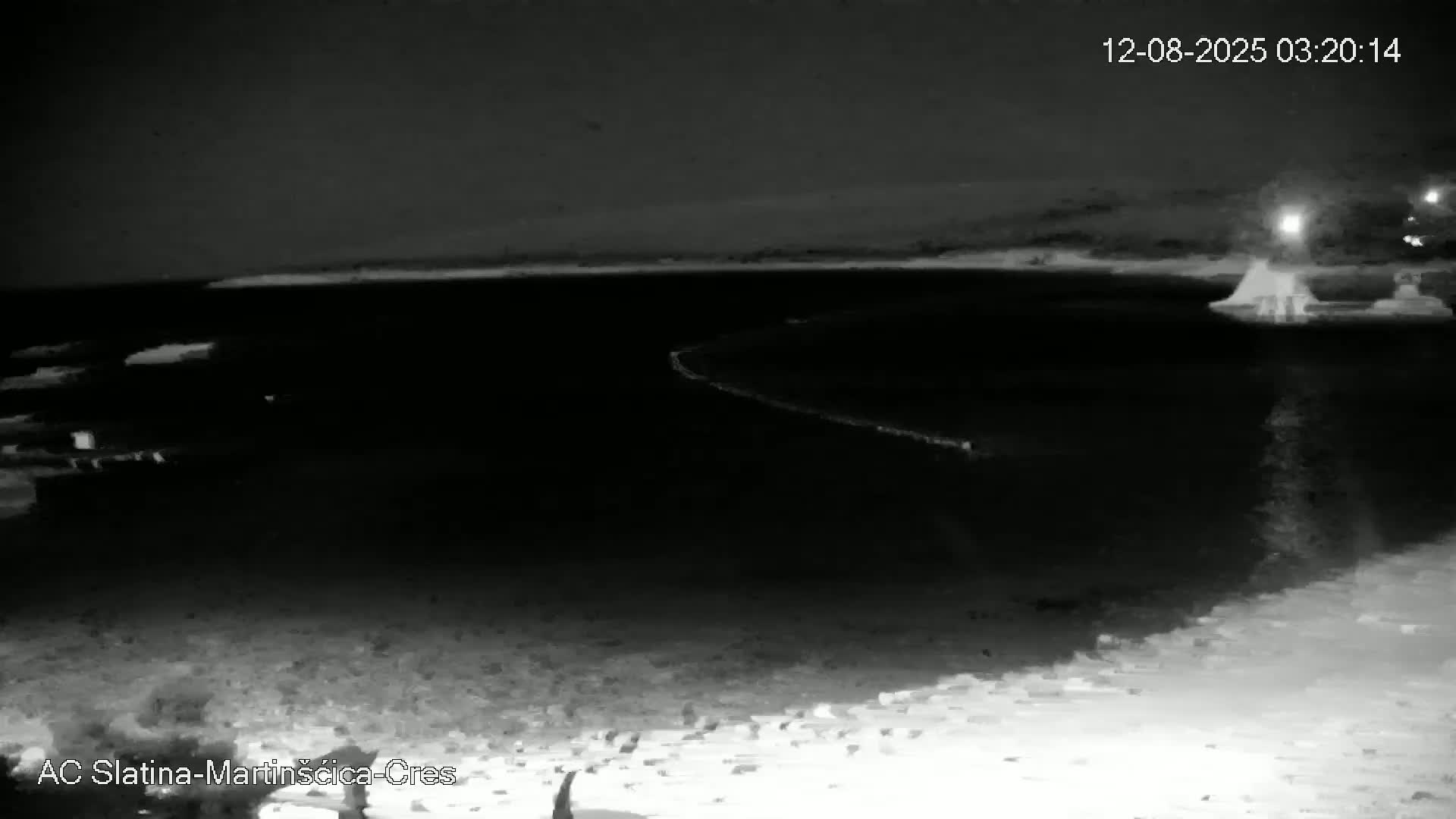 Otok Cres Island, Camp Plaza Slatina Beach Live Cam - Martinšćica, Cres, Primorje-Gorski Kotar, Croatia