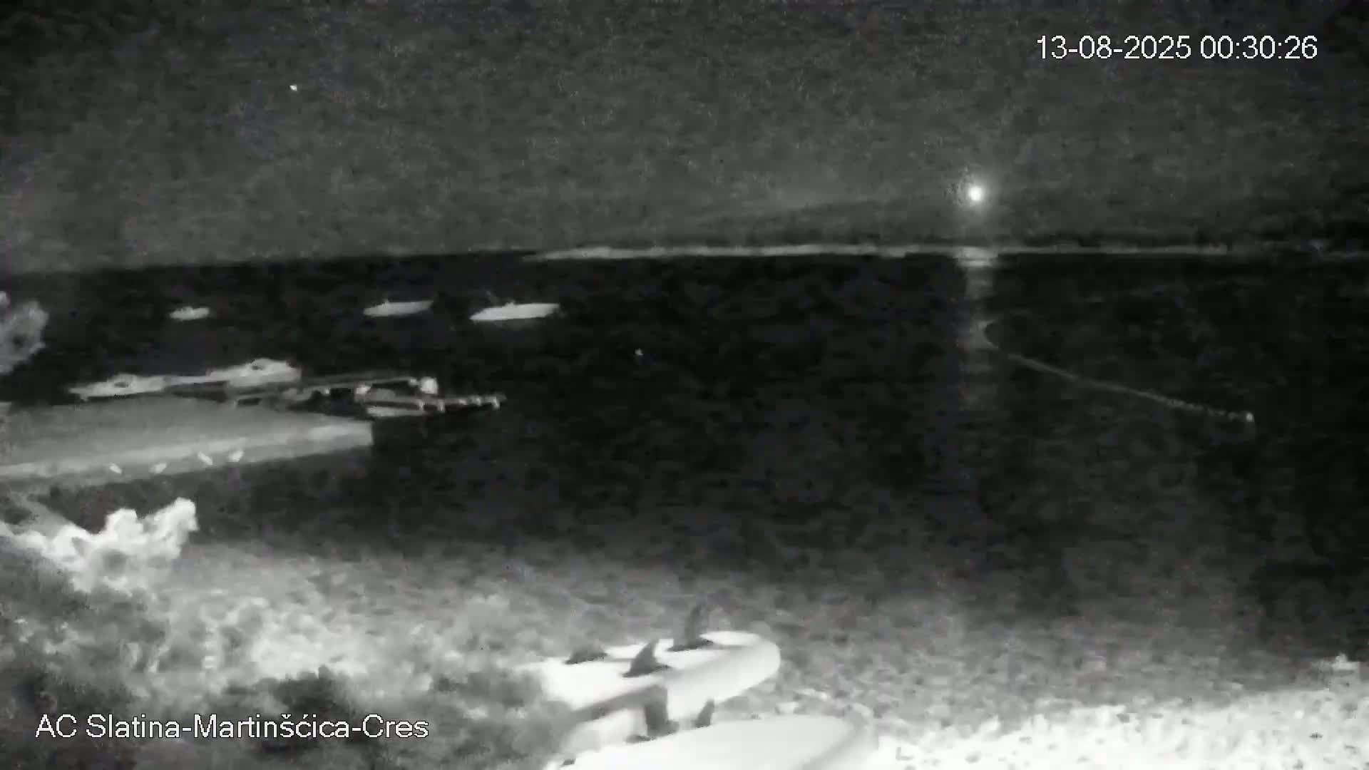 Otok Cres Island, Camp Plaza Slatina Beach Live Cam - Martinšćica, Cres, Primorje-Gorski Kotar, Croatia