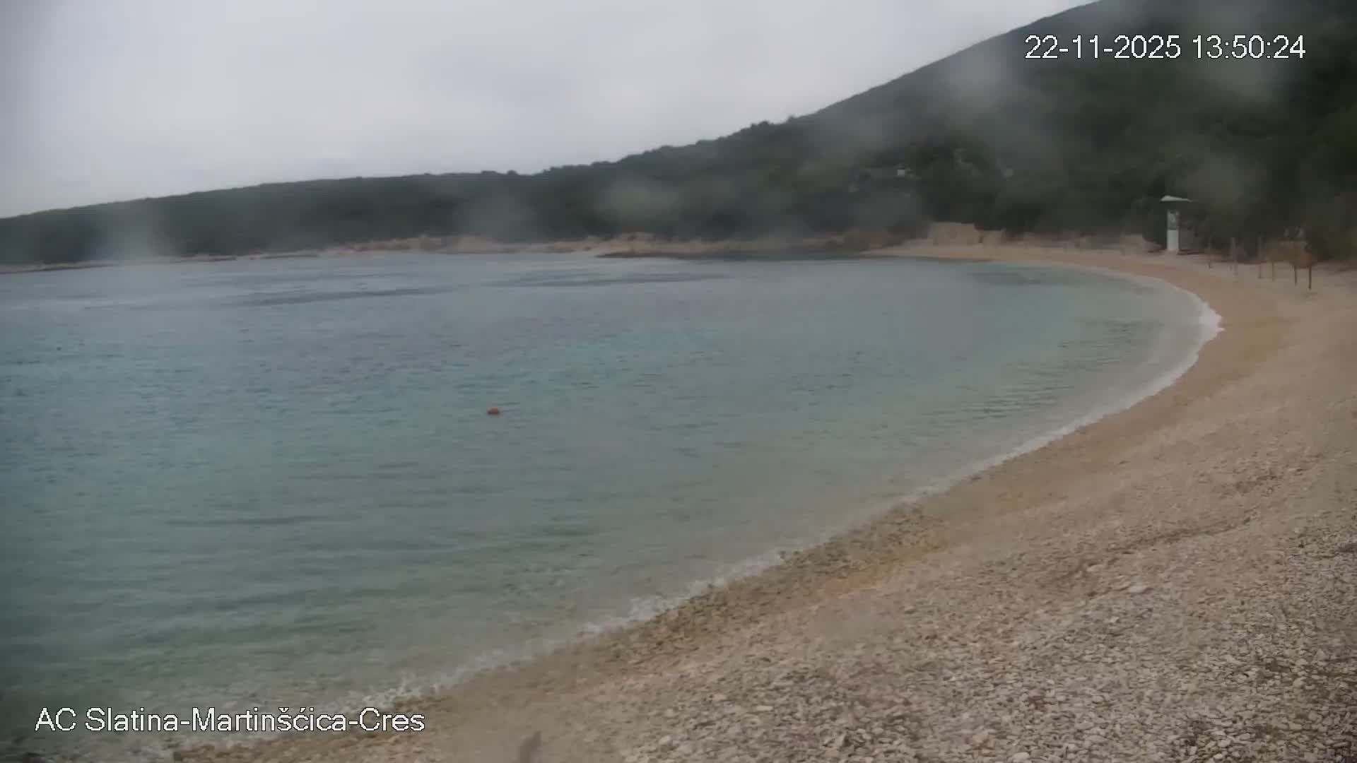 Otok Cres Island, Camp Plaza Slatina Beach Live Cam - Martinšćica, Cres, Primorje-Gorski Kotar, Croatia