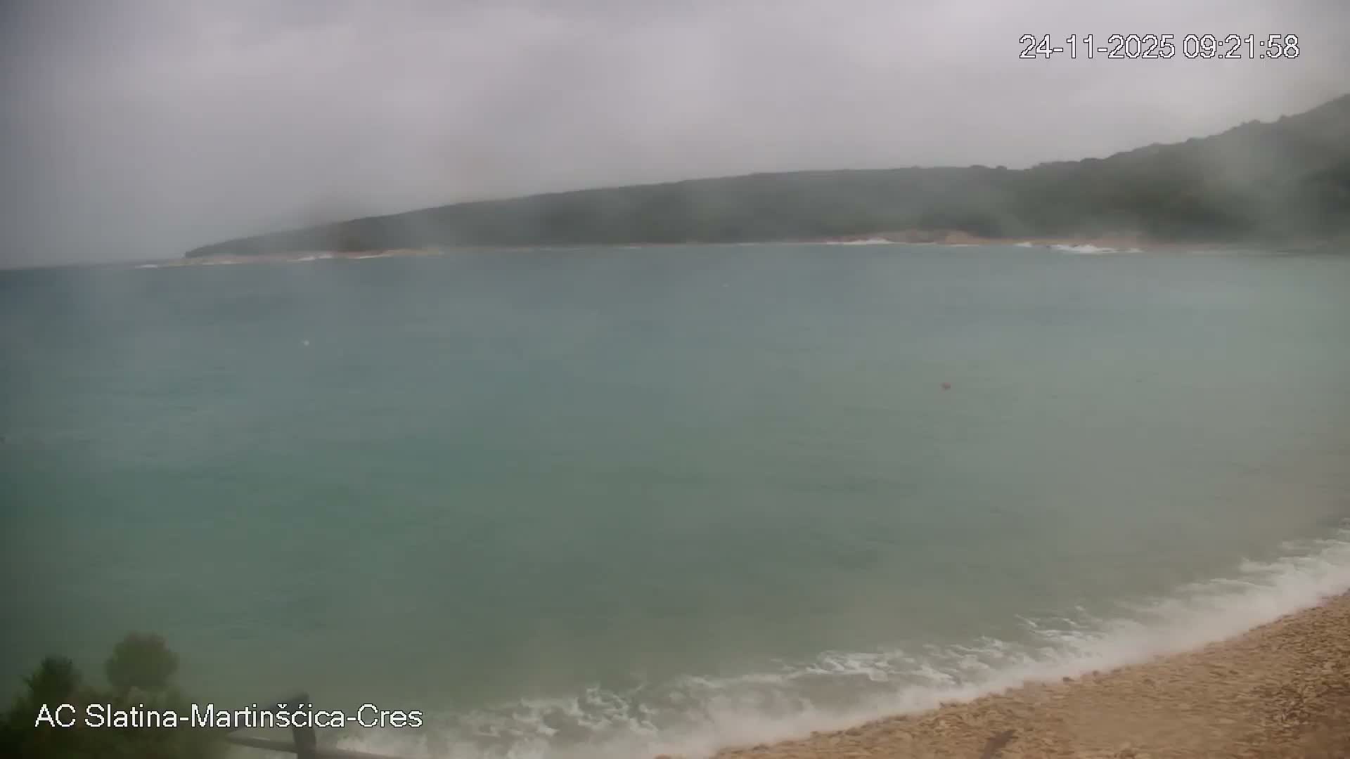 Otok Cres Island, Camp Plaza Slatina Beach Live Cam - Martinšćica, Cres, Primorje-Gorski Kotar, Croatia