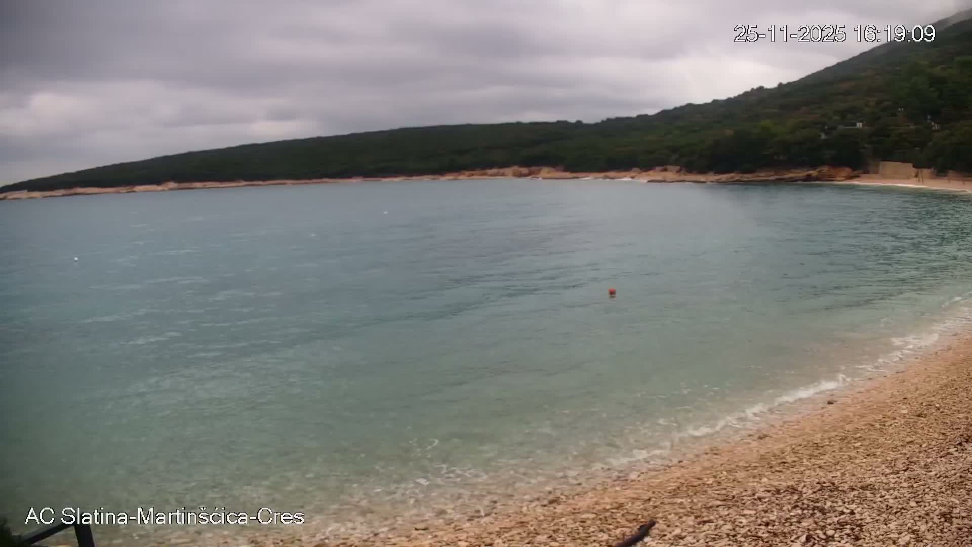 Otok Cres Island, Camp Plaza Slatina Beach Live Cam - Martinšćica, Cres, Primorje-Gorski Kotar, Croatia