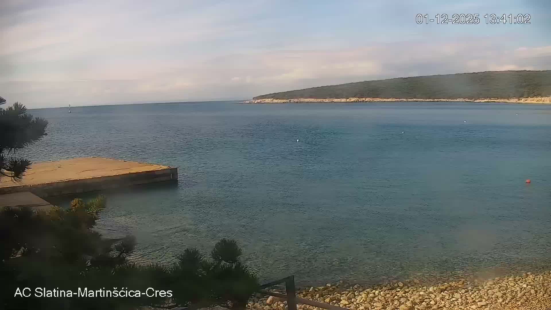 Otok Cres Island, Camp Plaza Slatina Beach Live Cam - Martinšćica, Cres, Primorje-Gorski Kotar, Croatia