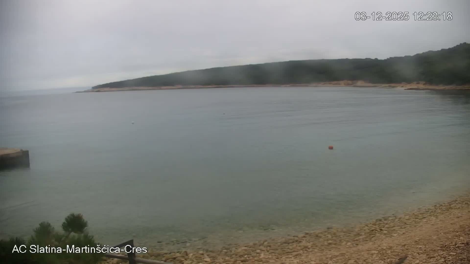 Otok Cres Island, Camp Plaza Slatina Beach Live Cam - Martinšćica, Cres, Primorje-Gorski Kotar, Croatia