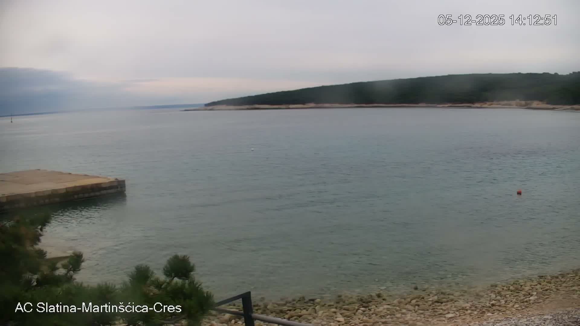 Otok Cres Island, Camp Plaza Slatina Beach Live Cam - Martinšćica, Cres, Primorje-Gorski Kotar, Croatia