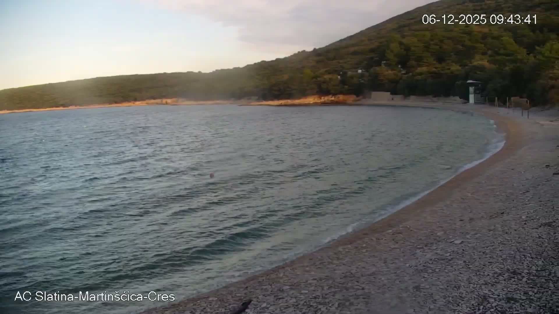 Otok Cres Island, Camp Plaza Slatina Beach Live Cam - Martinšćica, Cres, Primorje-Gorski Kotar, Croatia
