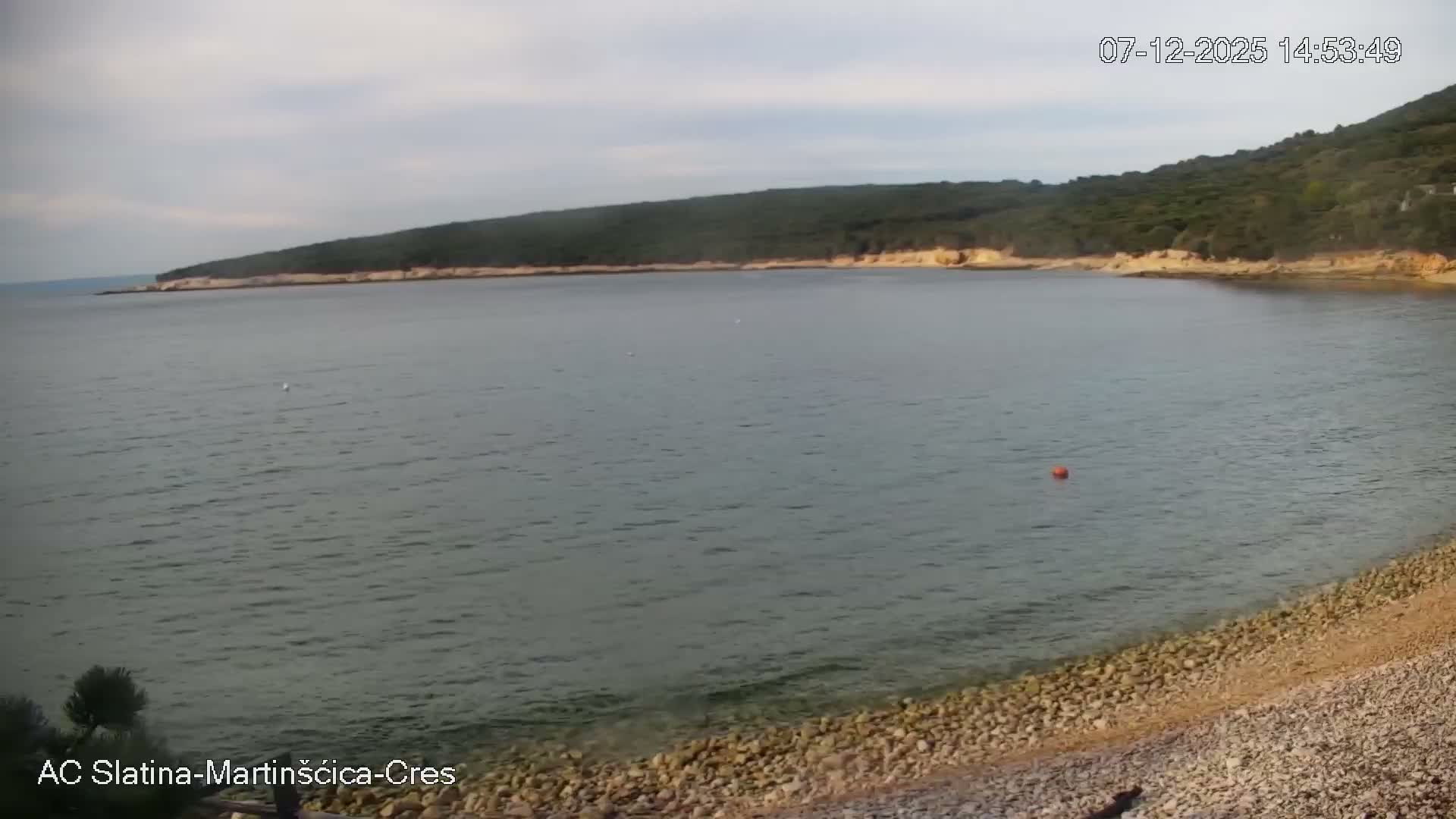 Otok Cres Island, Camp Plaza Slatina Beach Live Cam - Martinšćica, Cres, Primorje-Gorski Kotar, Croatia