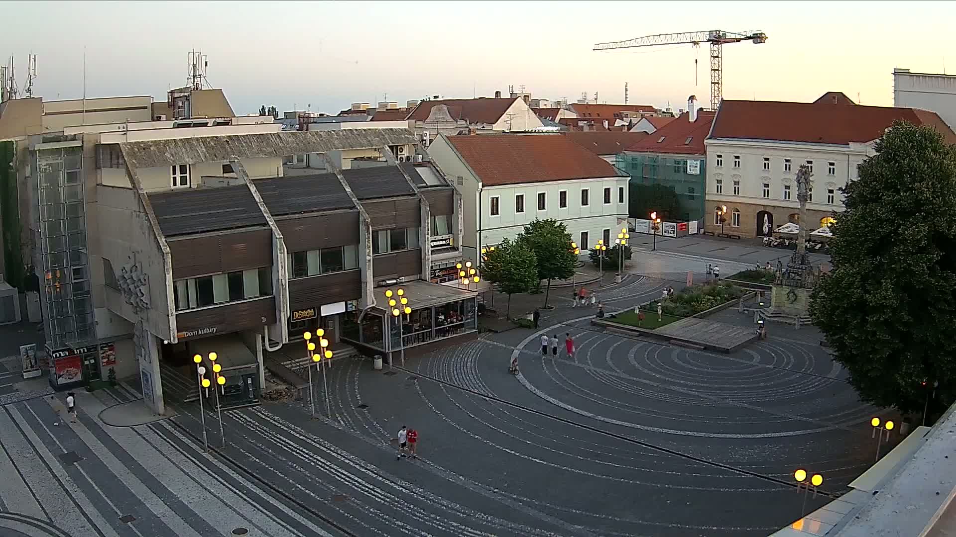 Trnava, Trojičné námestie (Trinity Square) Live Cam - Trnava, Okres Trnava, Slovakia