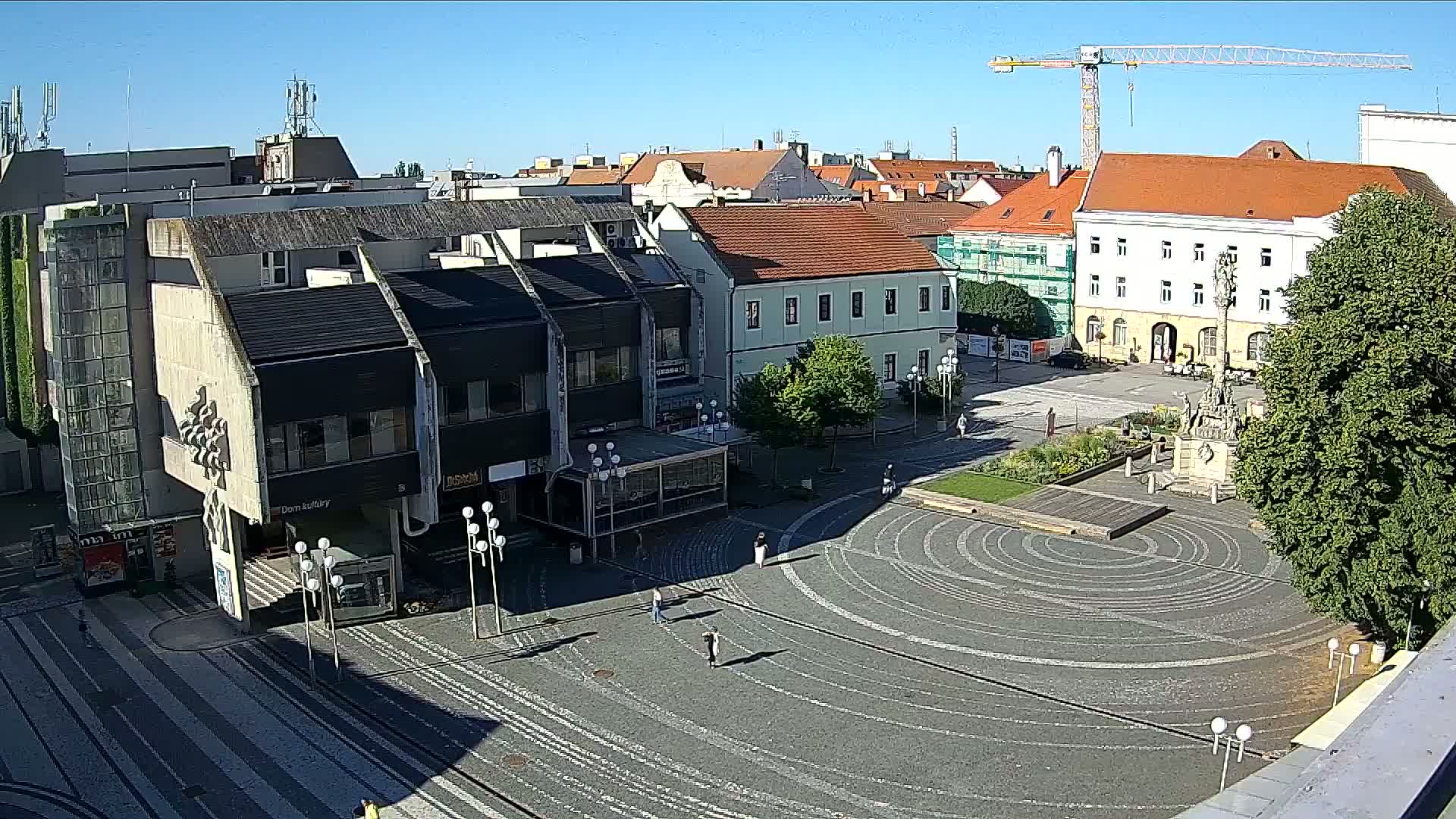 Trnava, Trojičné námestie (Trinity Square) Live Cam - Trnava, Okres Trnava, Slovakia