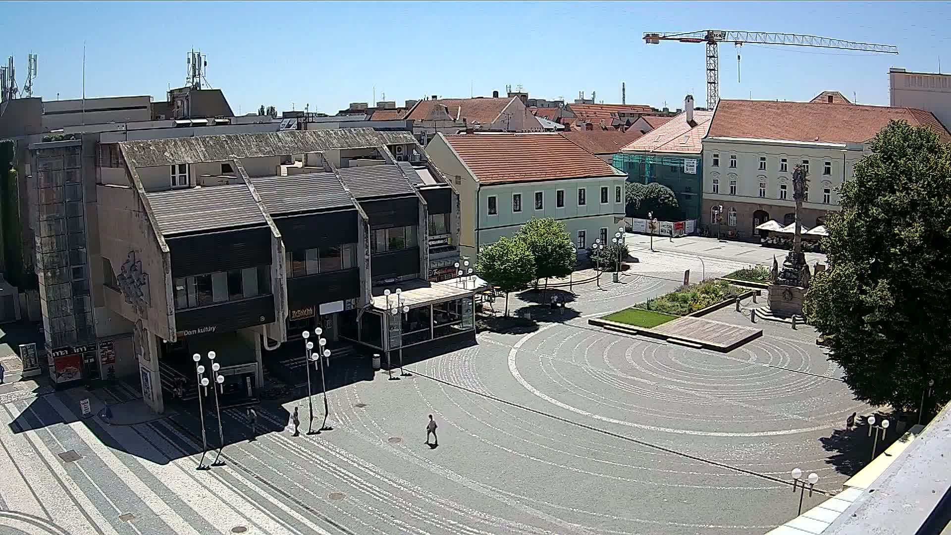 Trnava, Trojičné námestie (Trinity Square) Live Cam - Trnava, Okres Trnava, Slovakia