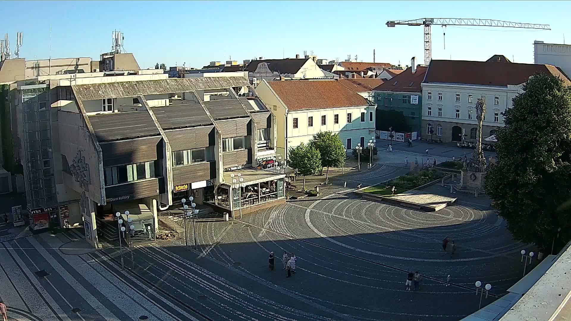 Trnava, Trojičné námestie (Trinity Square) Live Cam - Trnava, Okres Trnava, Slovakia