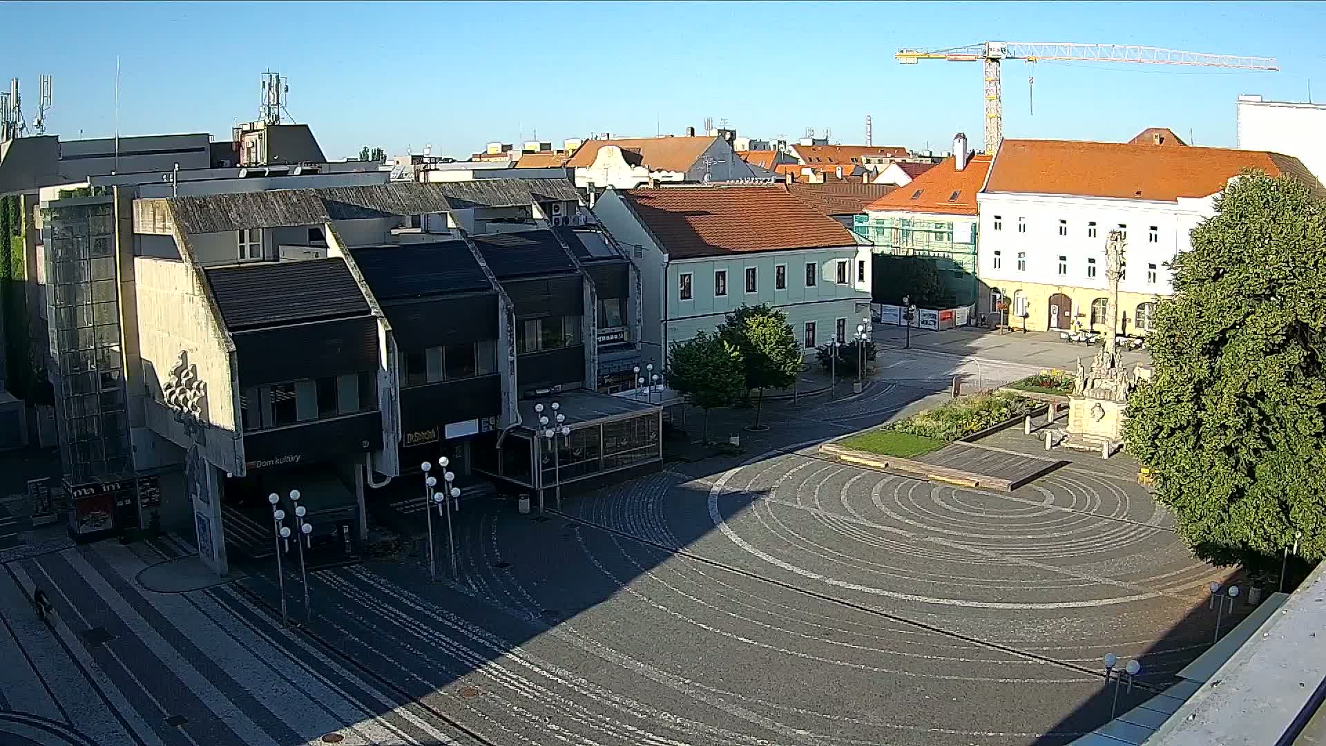 Trnava, Trojičné námestie (Trinity Square) Live Cam - Trnava, Okres Trnava, Slovakia