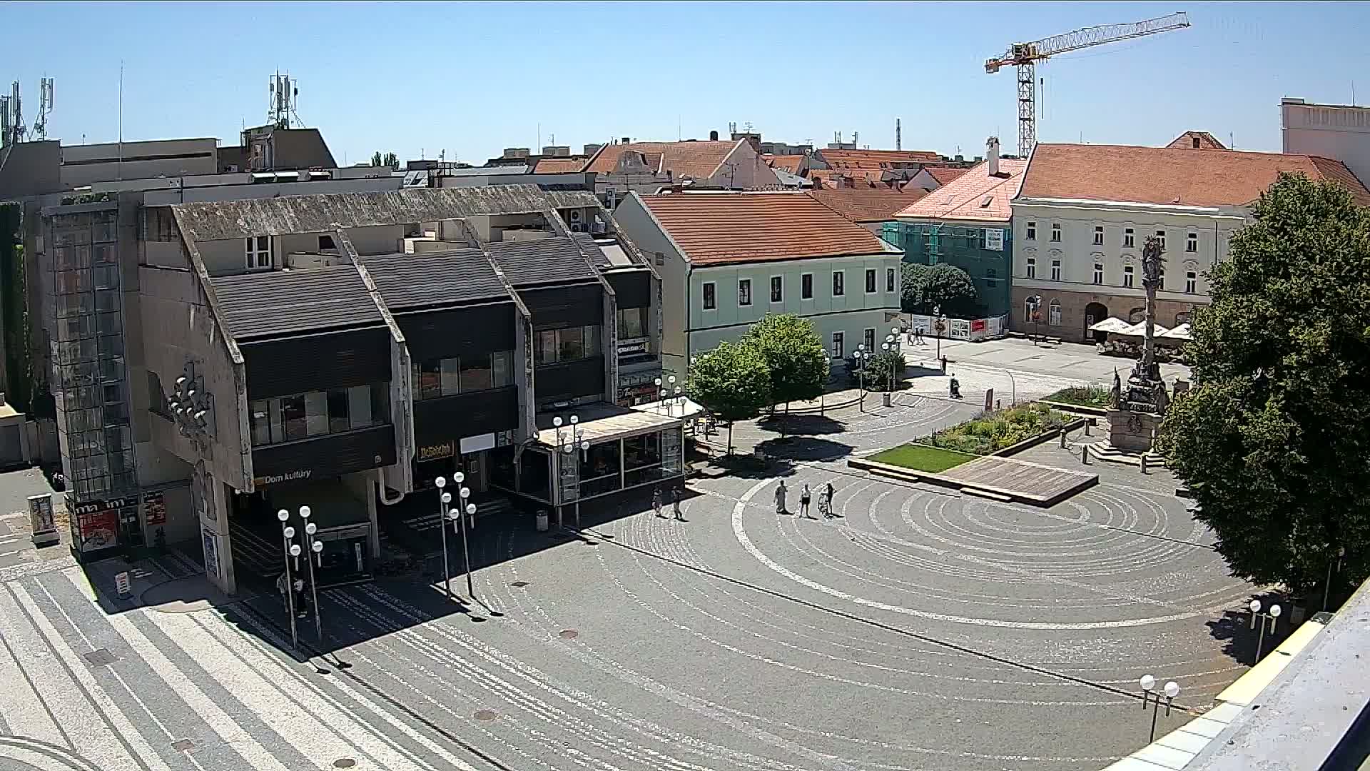 Trnava, Trojičné námestie (Trinity Square) Live Cam - Trnava, Okres Trnava, Slovakia