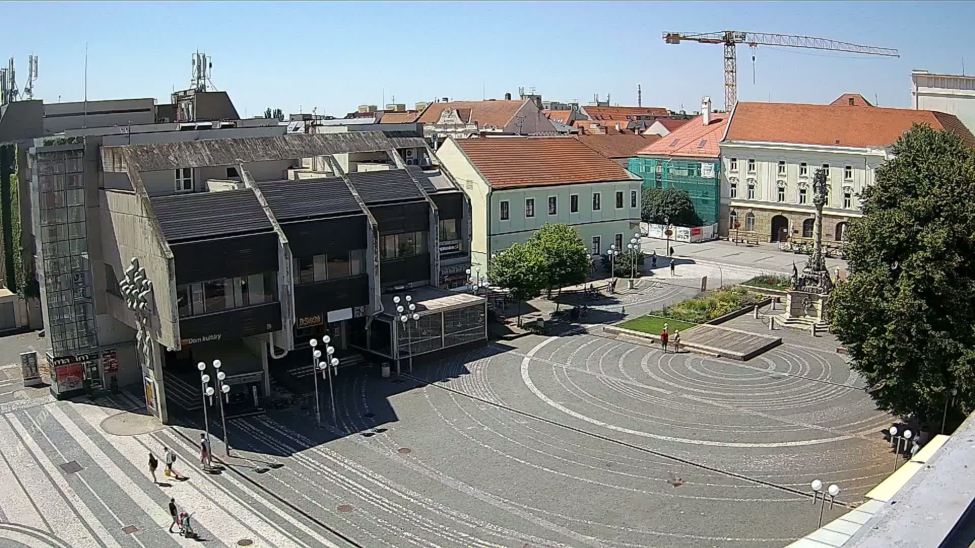 Trnava, Trojičné námestie (Trinity Square) Live Cam - Trnava, Okres Trnava, Slovakia
