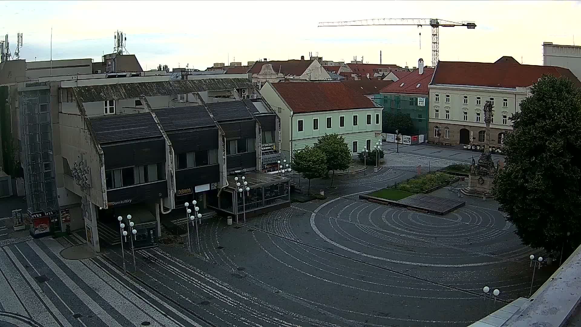 Trnava, Trojičné námestie (Trinity Square) Live Cam - Trnava, Okres Trnava, Slovakia