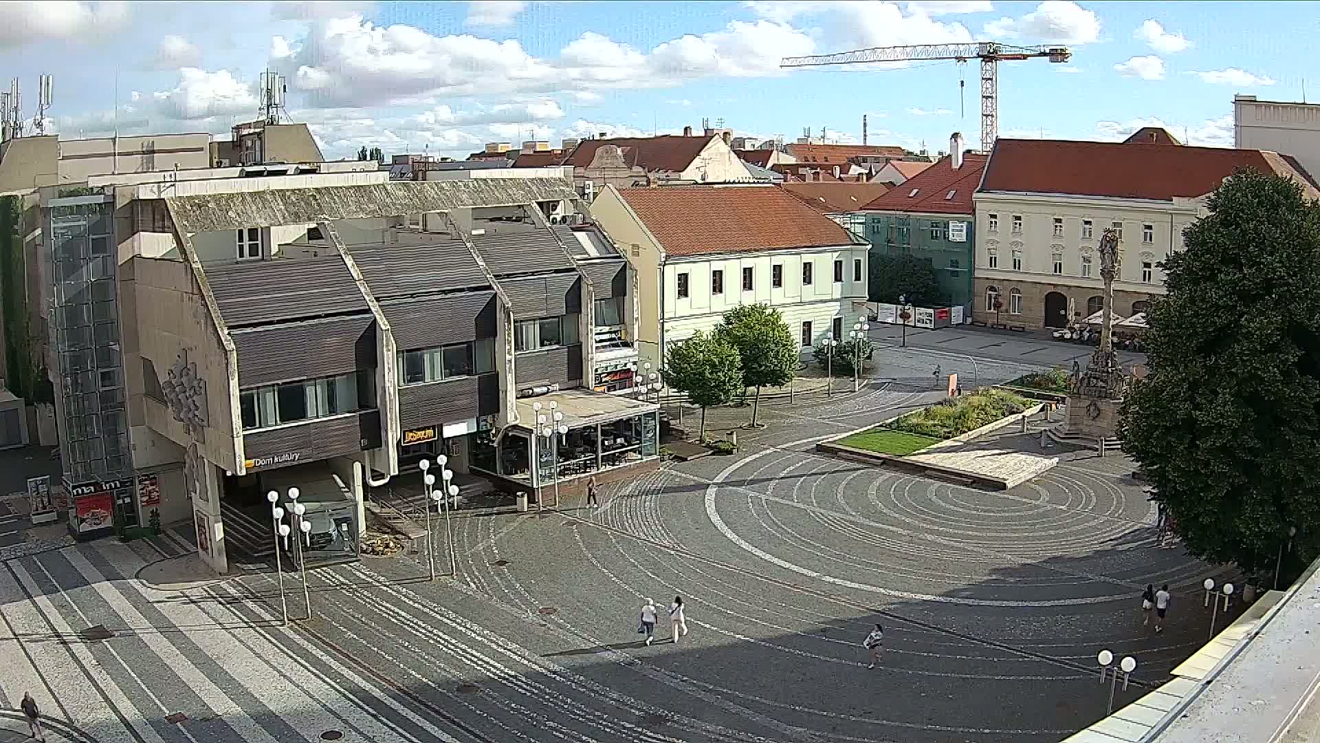 Trnava, Trojičné námestie (Trinity Square) Live Cam - Trnava, Okres Trnava, Slovakia