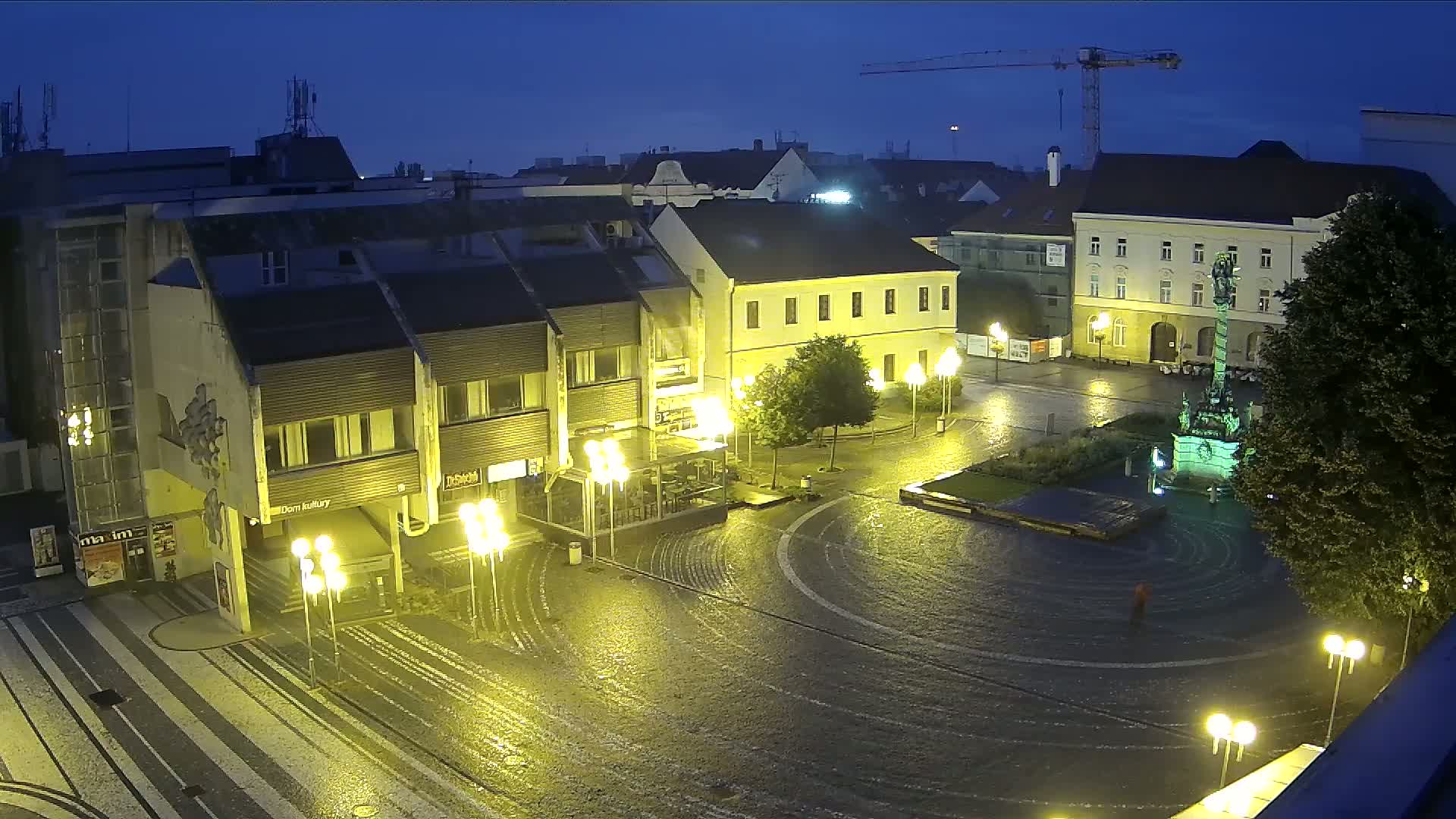 Trnava, Trojičné námestie (Trinity Square) Live Cam - Trnava, Okres Trnava, Slovakia
