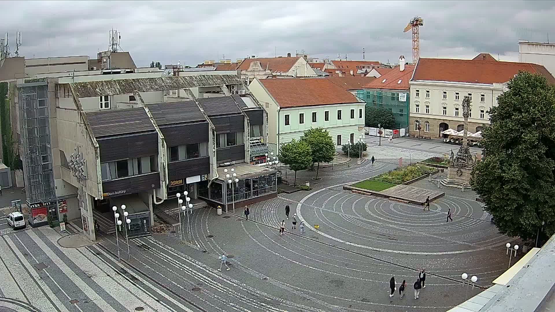 Trnava, Trojičné námestie (Trinity Square) Live Cam - Trnava, Okres Trnava, Slovakia