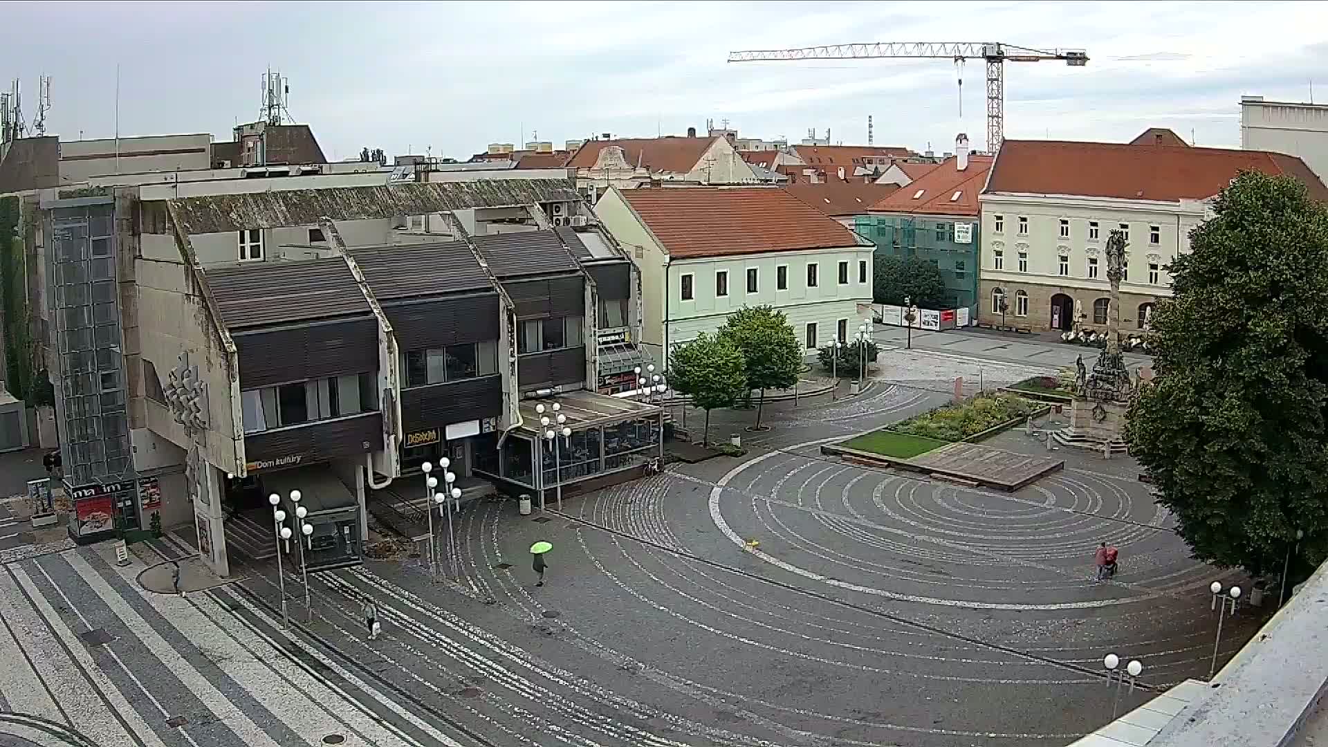 Trnava, Trojičné námestie (Trinity Square) Live Cam - Trnava, Okres Trnava, Slovakia