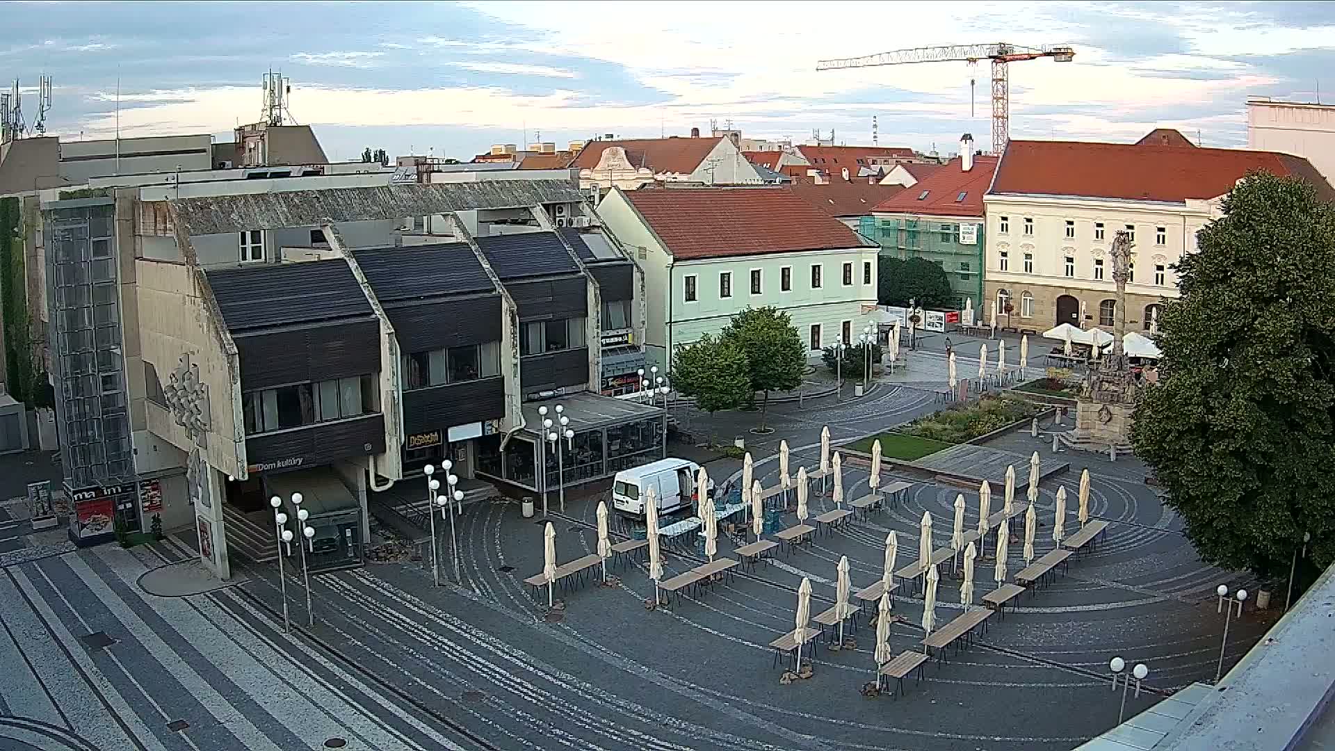 Trnava, Trojičné námestie (Trinity Square) Live Cam - Trnava, Okres Trnava, Slovakia