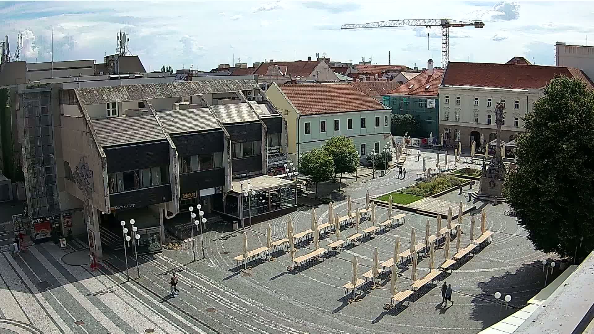 Trnava, Trojičné námestie (Trinity Square) Live Cam - Trnava, Okres Trnava, Slovakia