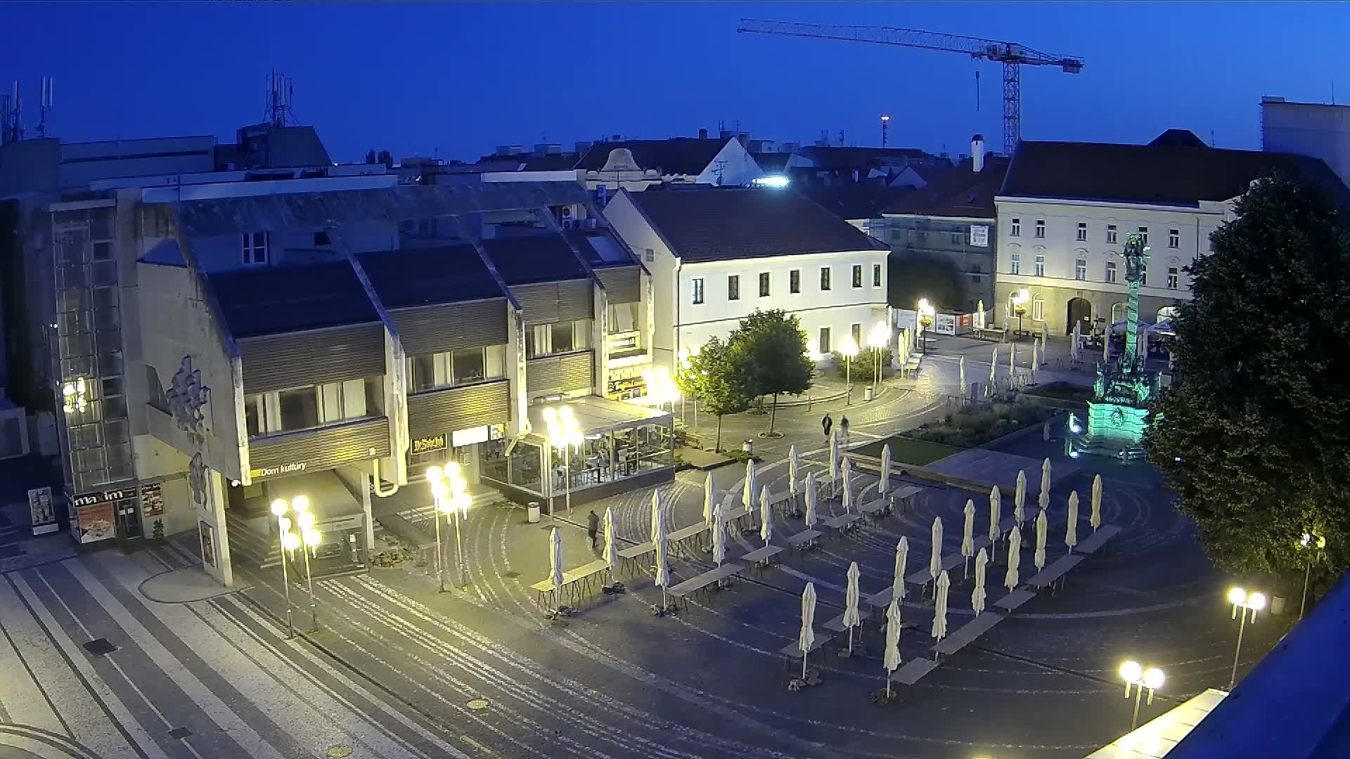 Trnava, Trojičné námestie (Trinity Square) Live Cam - Trnava, Okres Trnava, Slovakia