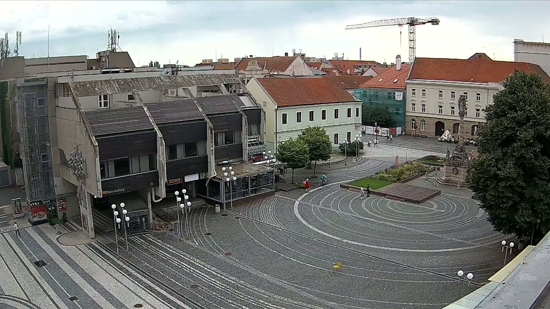 Trnava, Trojičné námestie (Trinity Square) Live Cam - Trnava, Okres Trnava, Slovakia