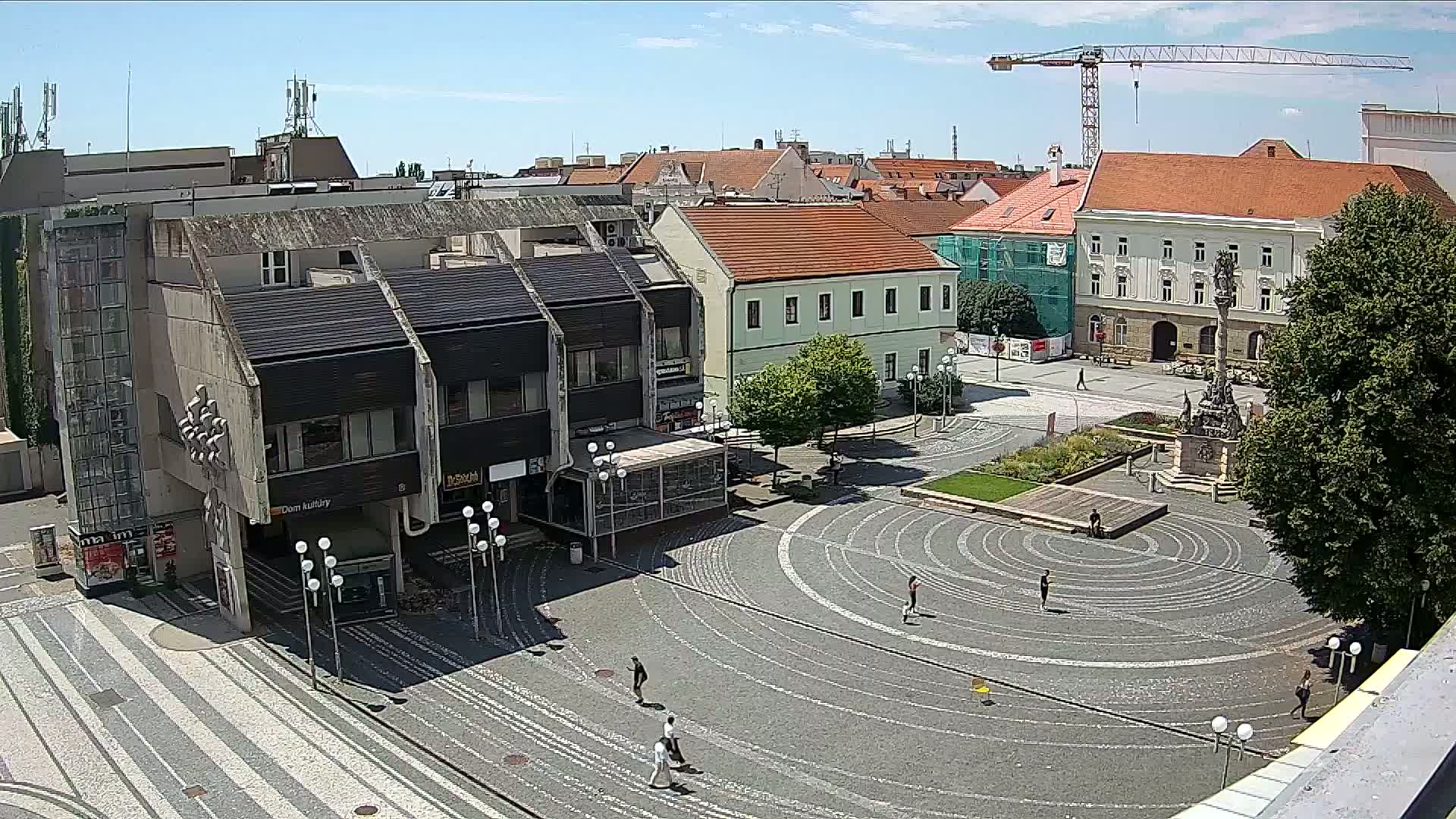 Trnava, Trojičné námestie (Trinity Square) Live Cam - Trnava, Okres Trnava, Slovakia