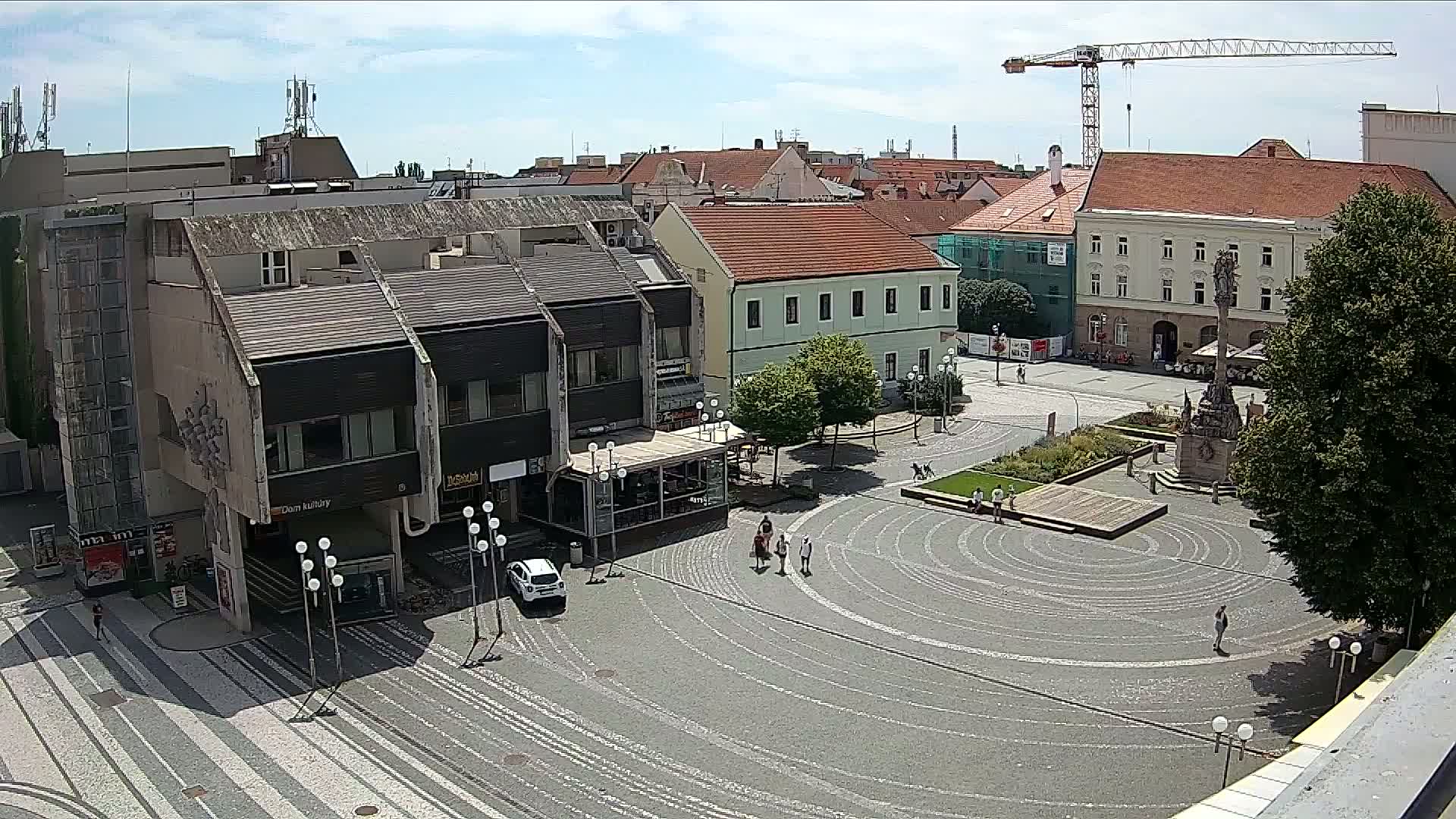 Trnava, Trojičné námestie (Trinity Square) Live Cam - Trnava, Okres Trnava, Slovakia