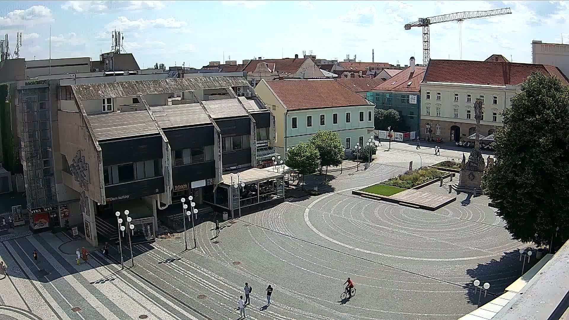Trnava, Trojičné námestie (Trinity Square) Live Cam - Trnava, Okres Trnava, Slovakia