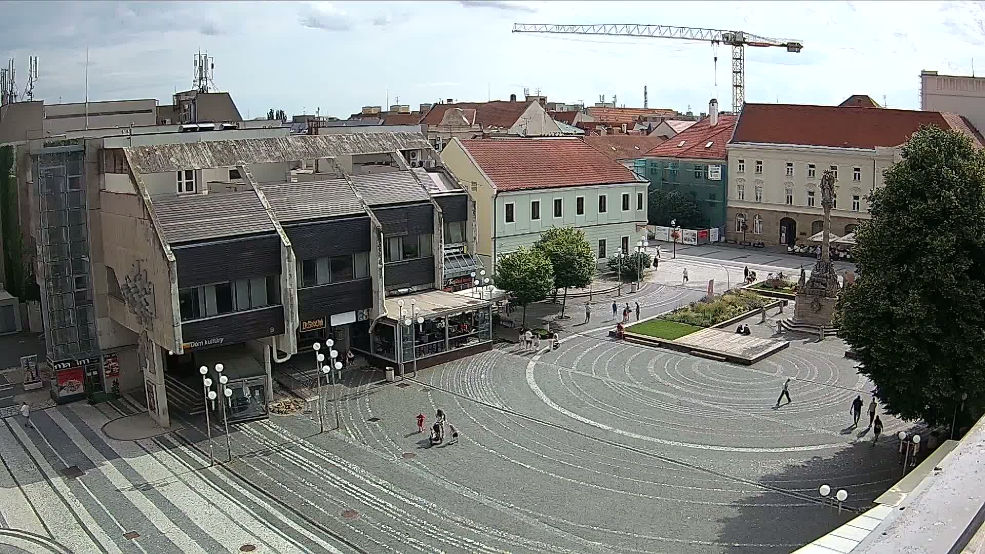 Trnava, Trojičné námestie (Trinity Square) Live Cam - Trnava, Okres Trnava, Slovakia