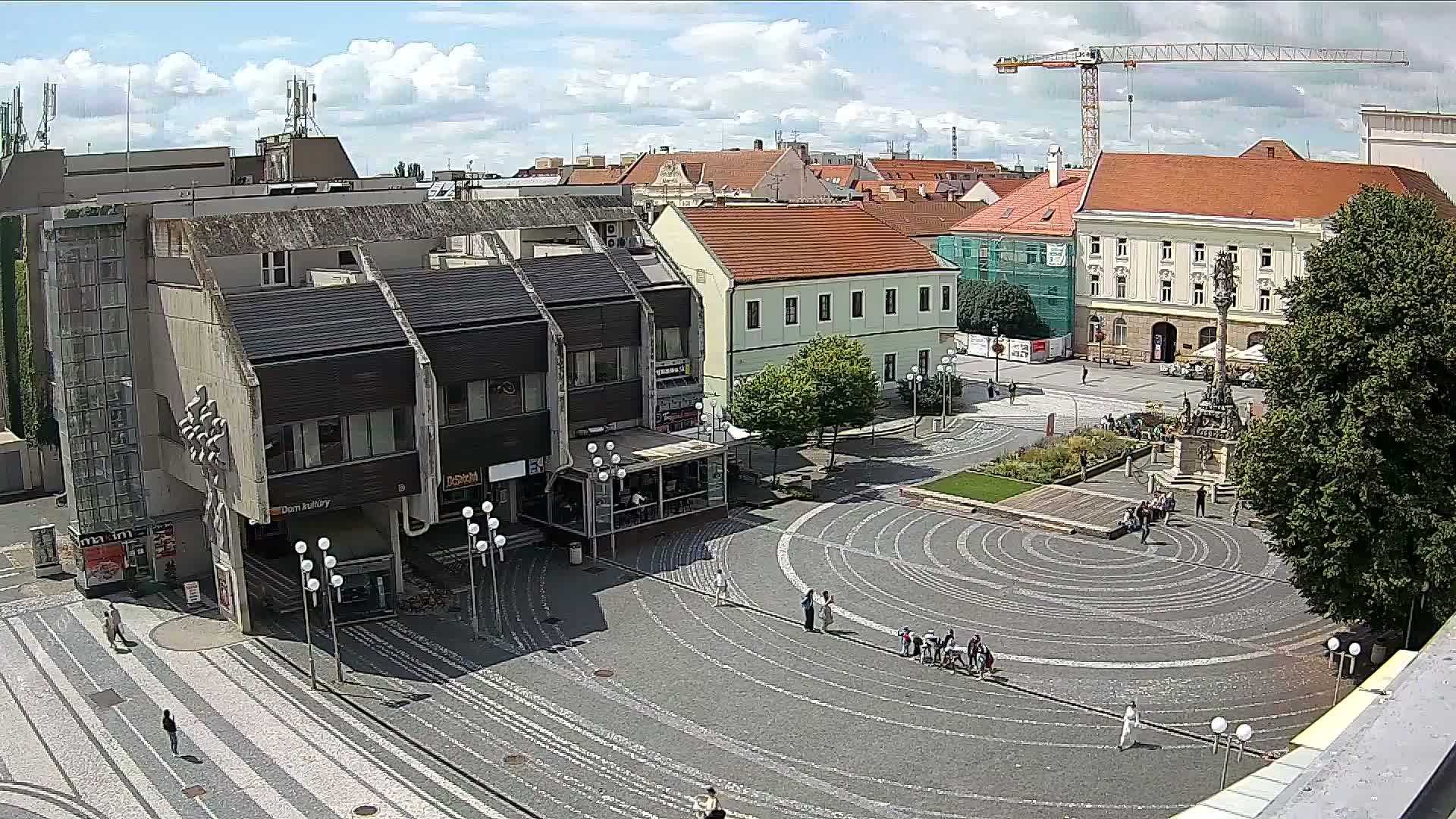 Trnava, Trojičné námestie (Trinity Square) Live Cam - Trnava, Okres Trnava, Slovakia