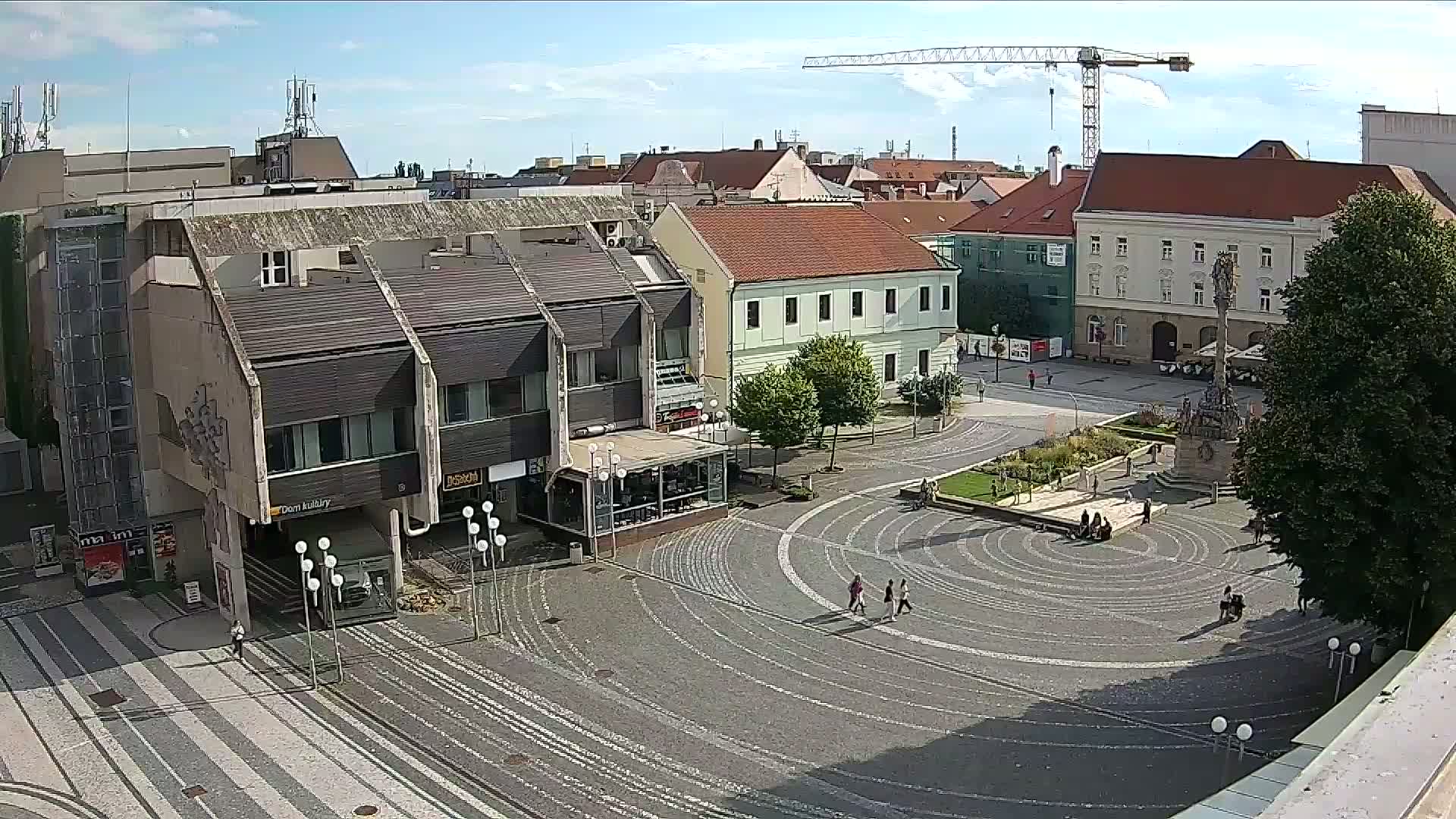 Trnava, Trojičné námestie (Trinity Square) Live Cam - Trnava, Okres Trnava, Slovakia