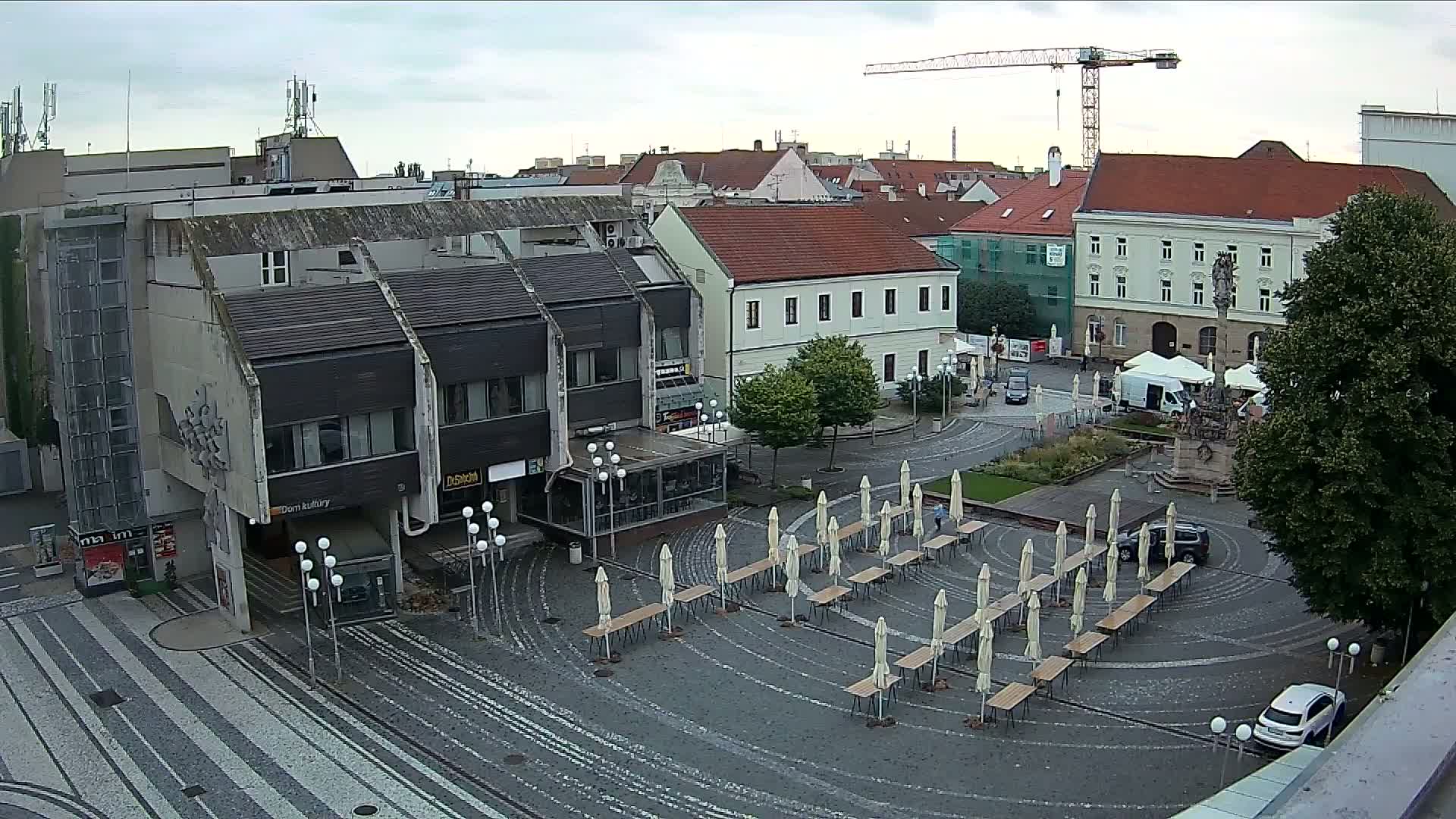 Trnava, Trojičné námestie (Trinity Square) Live Cam - Trnava, Okres Trnava, Slovakia