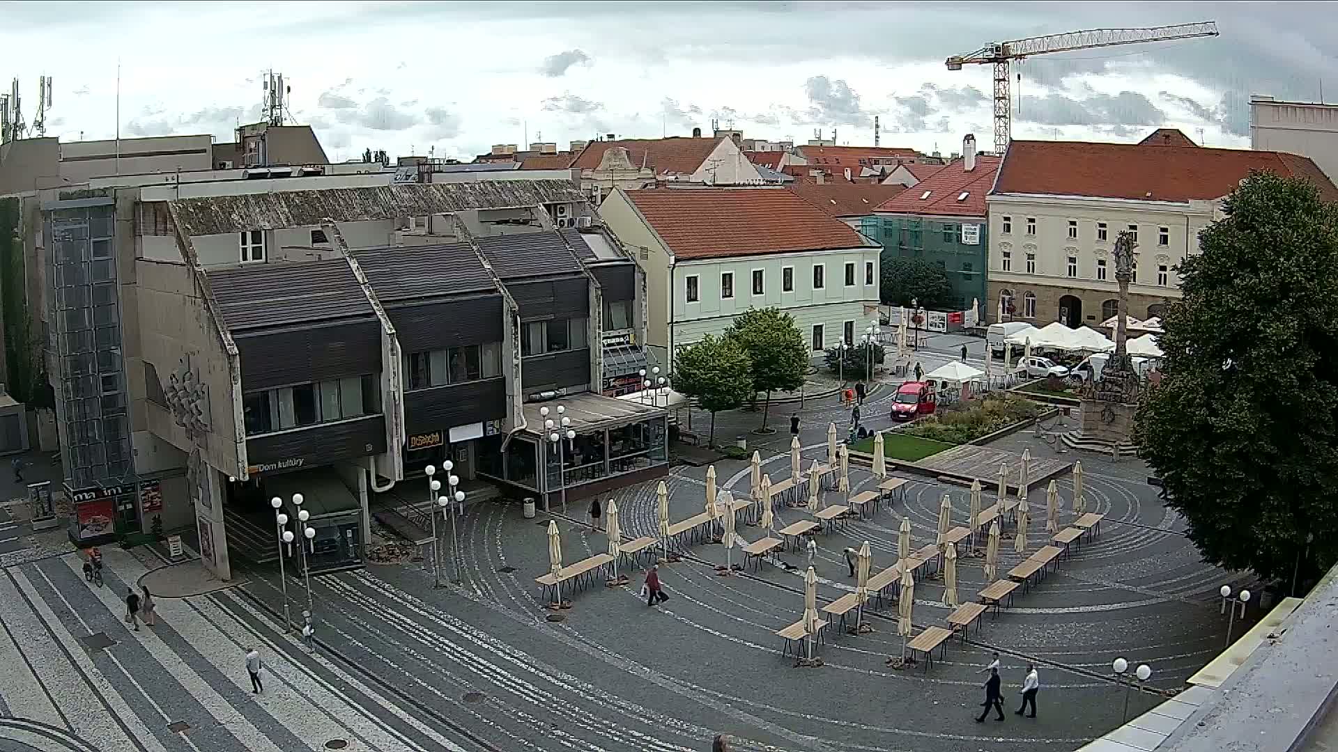 Trnava, Trojičné námestie (Trinity Square) Live Cam - Trnava, Okres Trnava, Slovakia